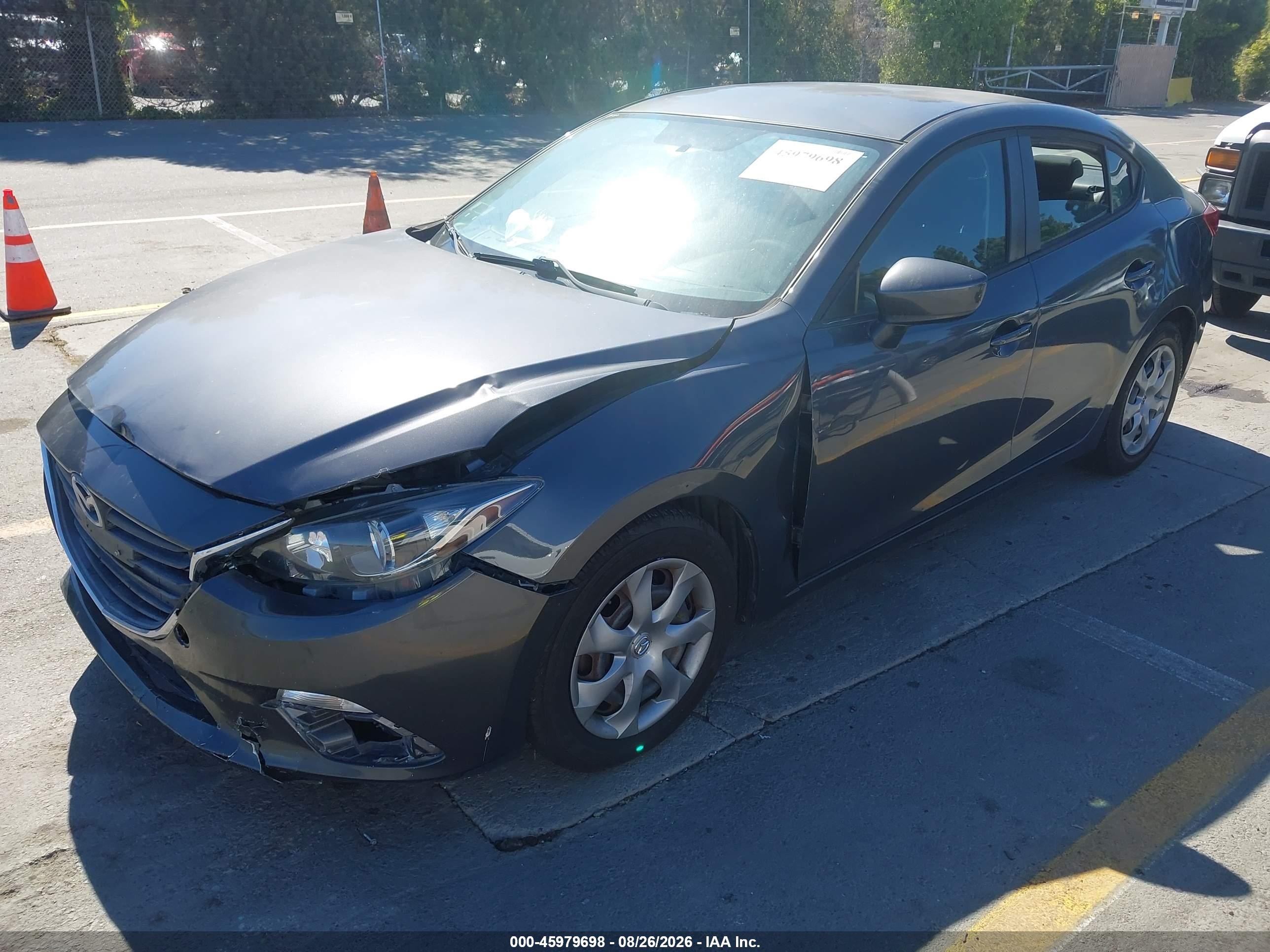 2015 Mazda Mazda3 I Sport Серый vin: 3MZBM1U7XFM159802