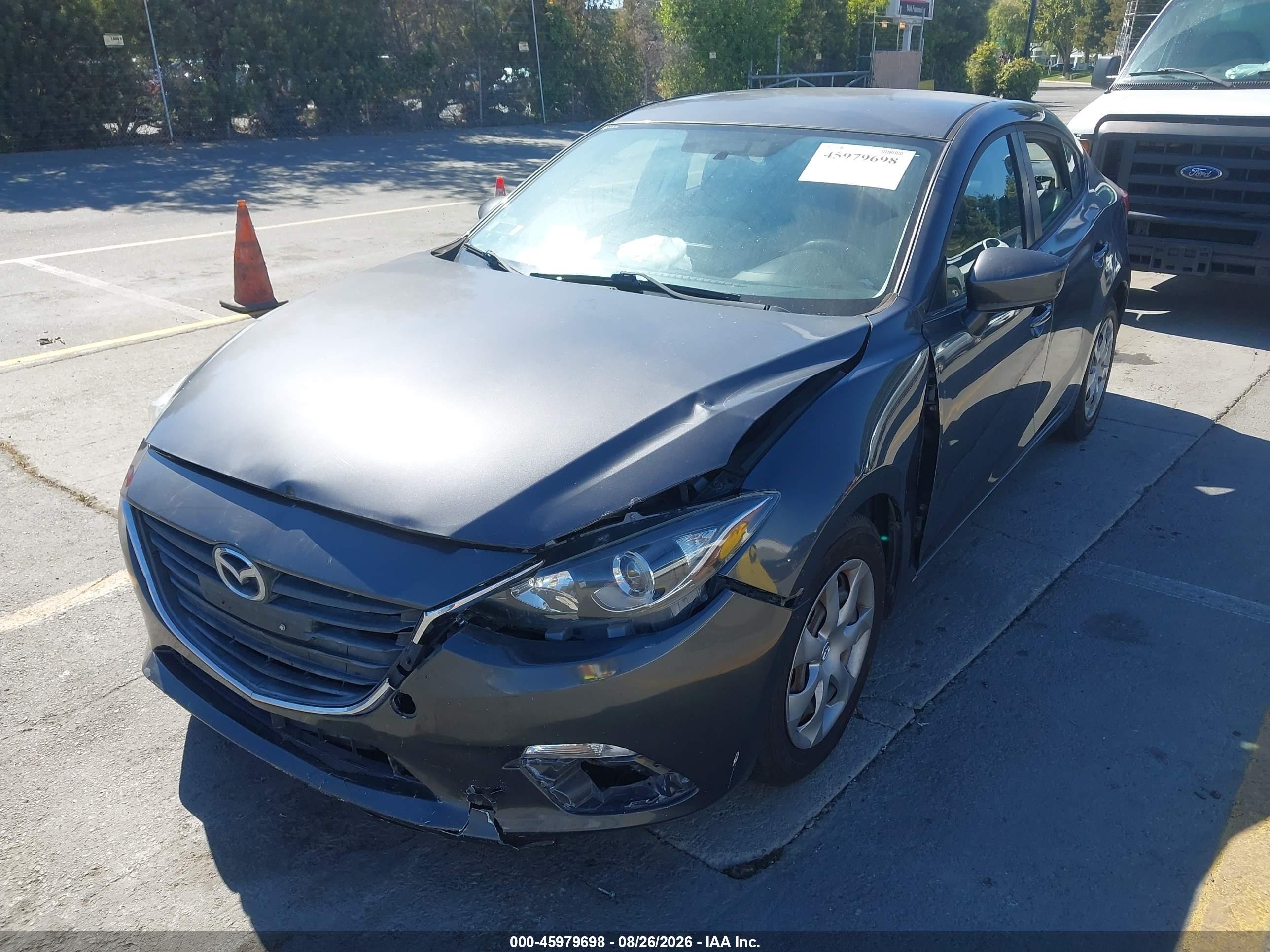 2015 Mazda Mazda3 I Sport Серый vin: 3MZBM1U7XFM159802