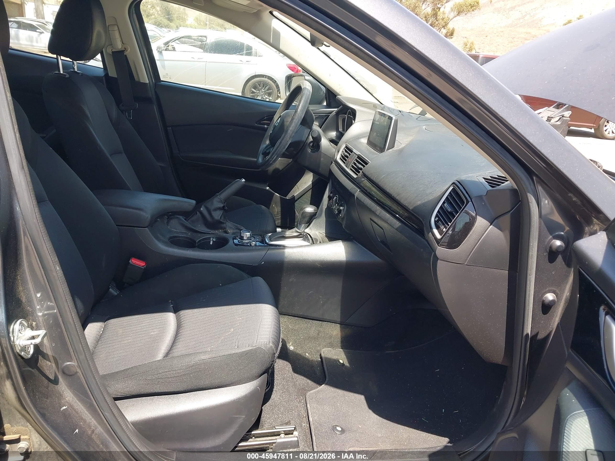 2015 Mazda Mazda3 I Sport Gray vin: 3MZBM1U7XFM167401