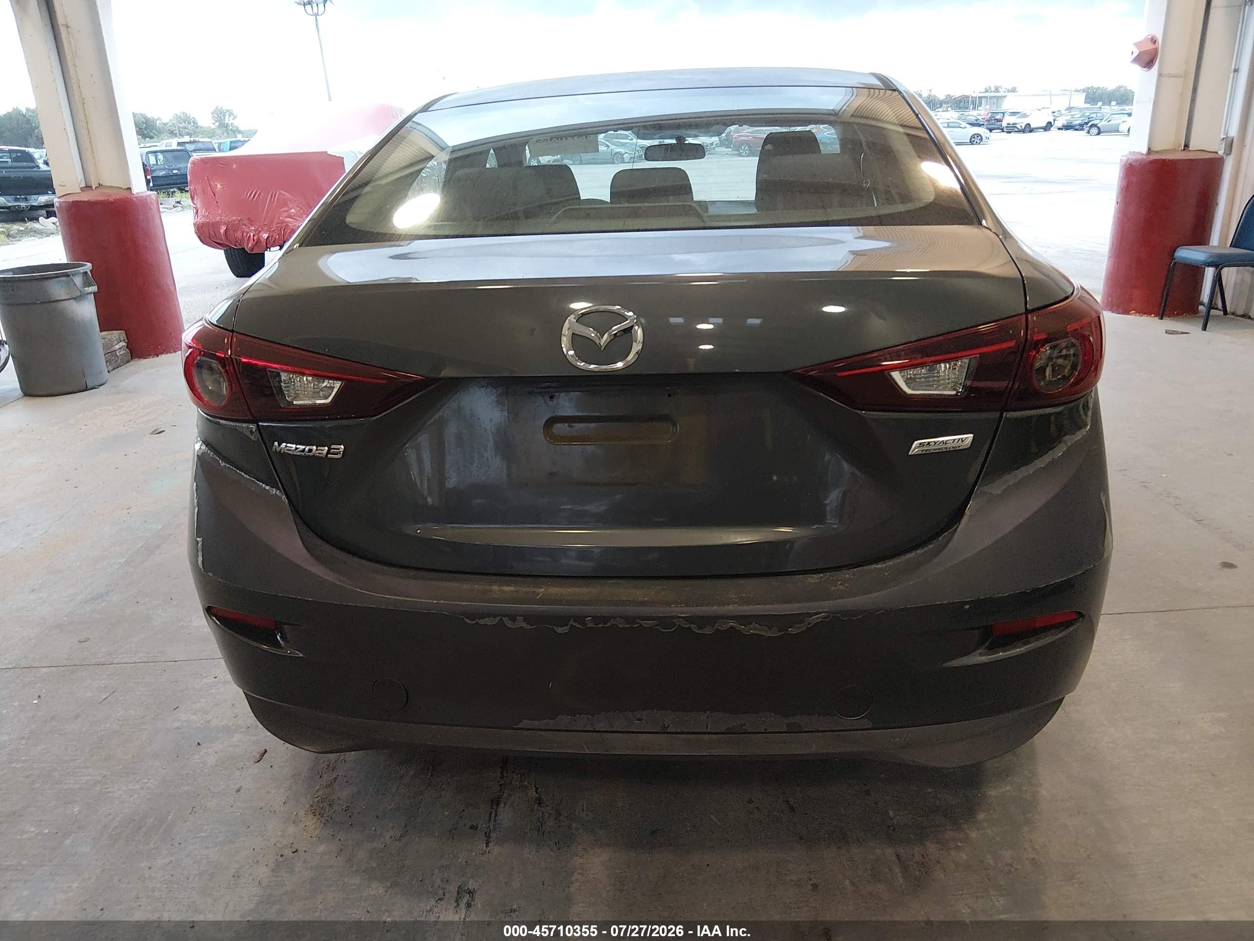 2015 Mazda Mazda3 I Sport Gray vin: 3MZBM1U7XFM179810