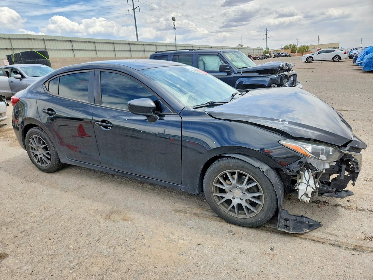 2015 Mazda 3 Sport Черный vin: 3MZBM1U7XFM189950