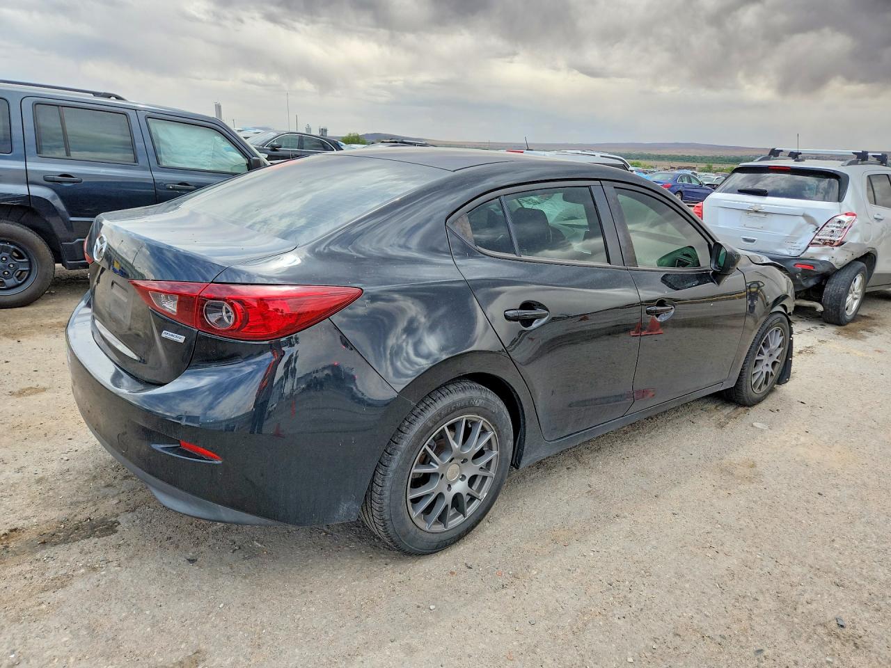 2015 Mazda 3 Sport Черный vin: 3MZBM1U7XFM189950