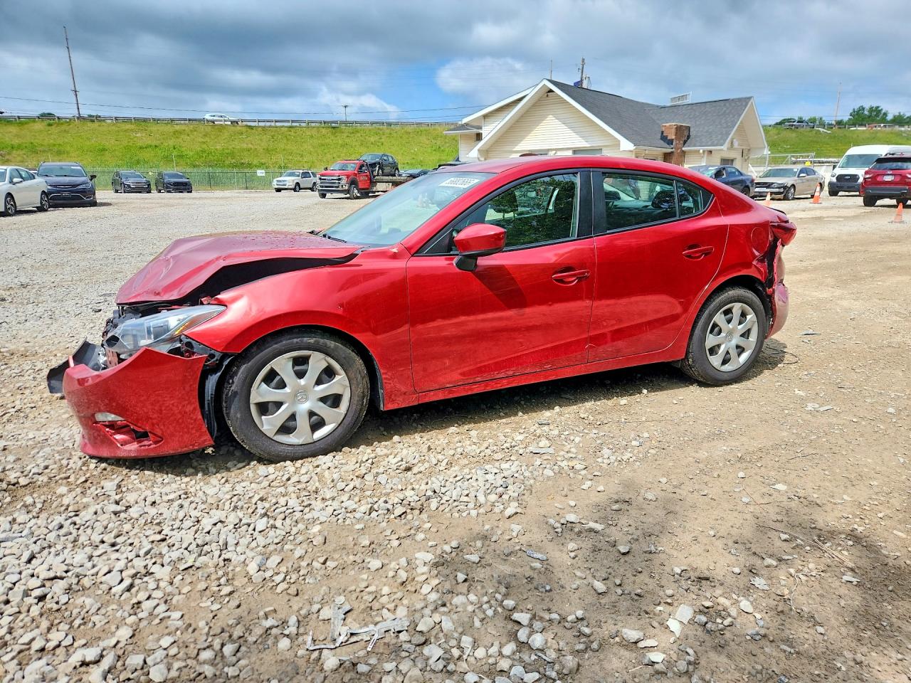 2015 Mazda 3 Sport Red vin: 3MZBM1U7XFM204740