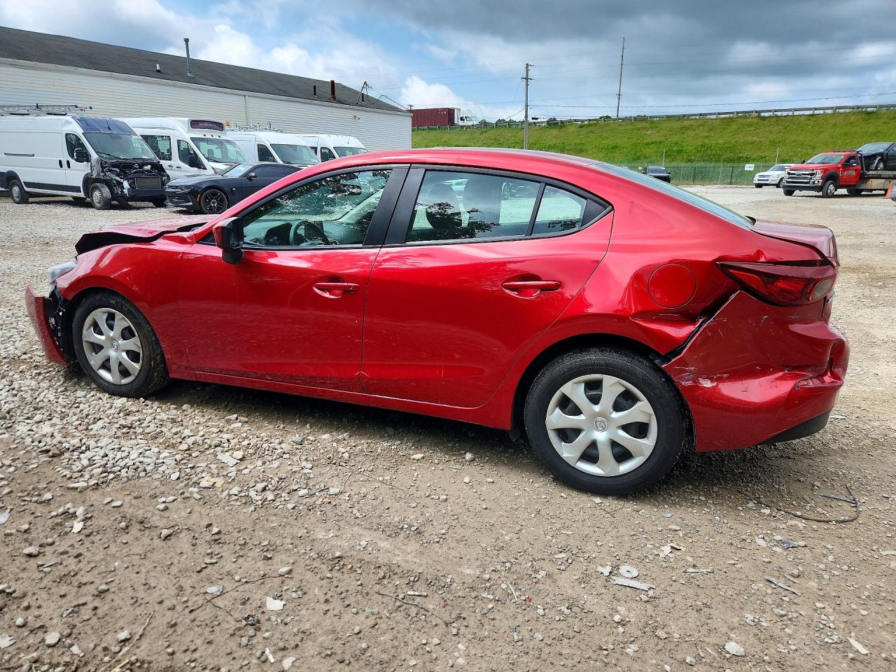 2015 Mazda 3 Sport Red vin: 3MZBM1U7XFM204740
