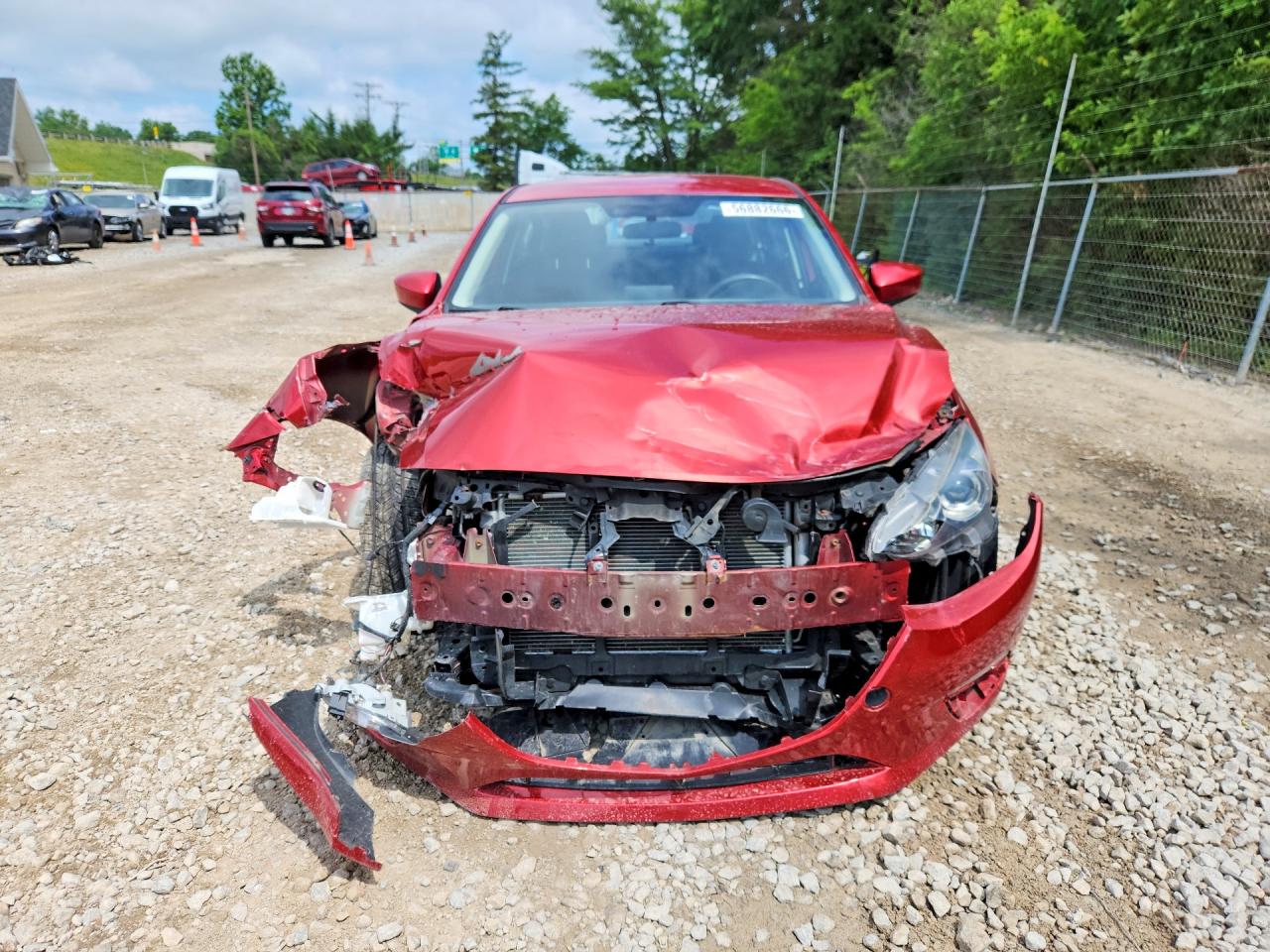 2015 Mazda 3 Sport Red vin: 3MZBM1U7XFM204740