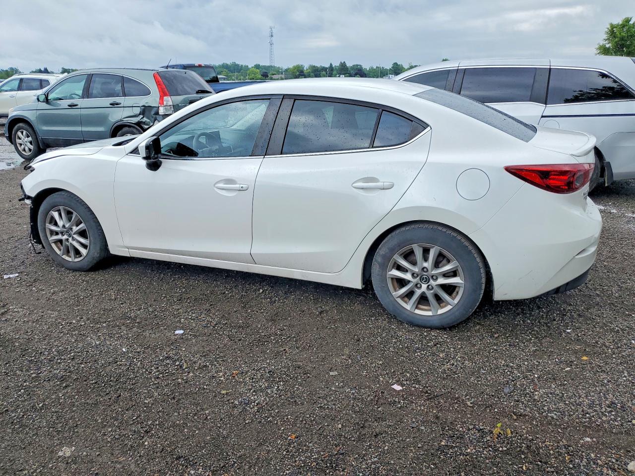 2014 Mazda 3 Touring White vin: 3MZBM1V70EM109830