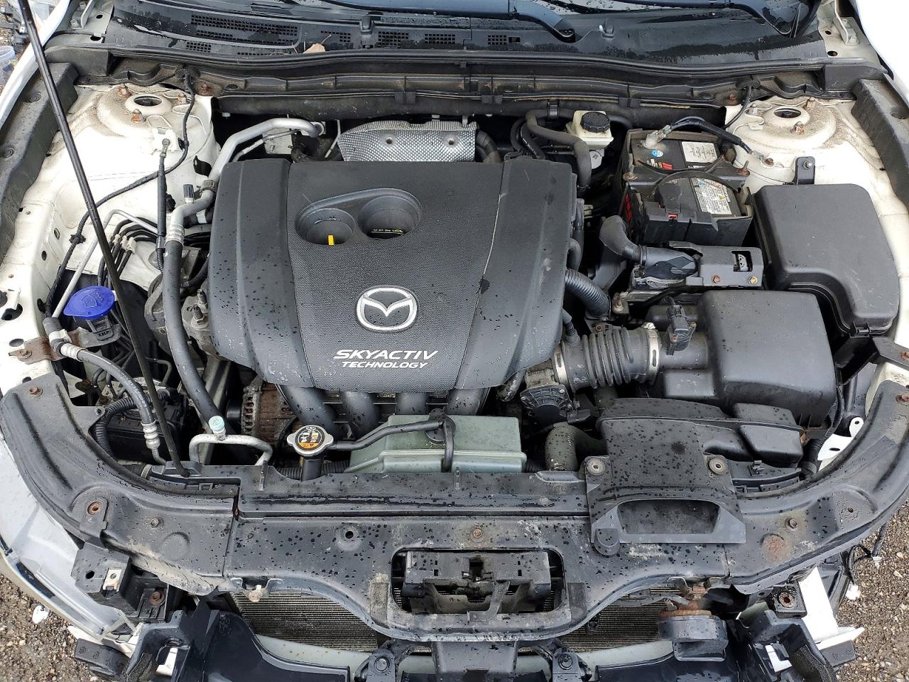 2014 Mazda 3 Touring White vin: 3MZBM1V70EM109830