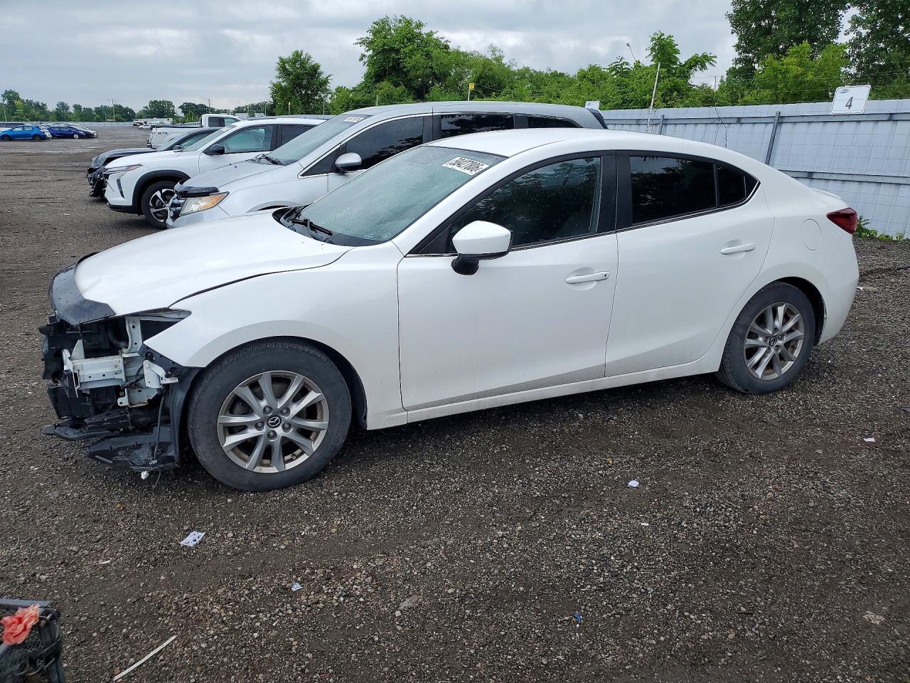 2014 Mazda 3 Touring White vin: 3MZBM1V70EM109830
