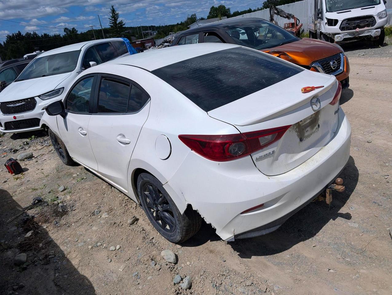 2015 Mazda 3 Touring White vin: 3MZBM1V70FM147348