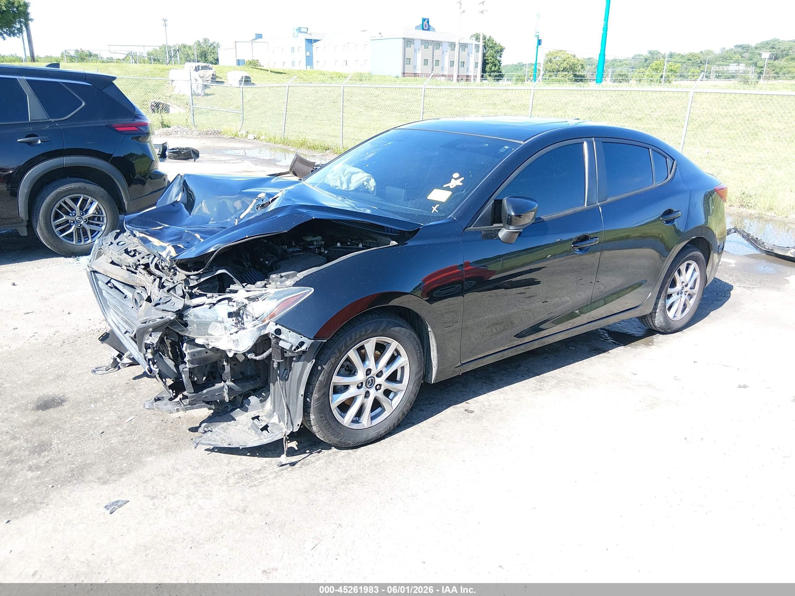 2015 Mazda Mazda3 I Touring Black vin: 3MZBM1V70FM205264