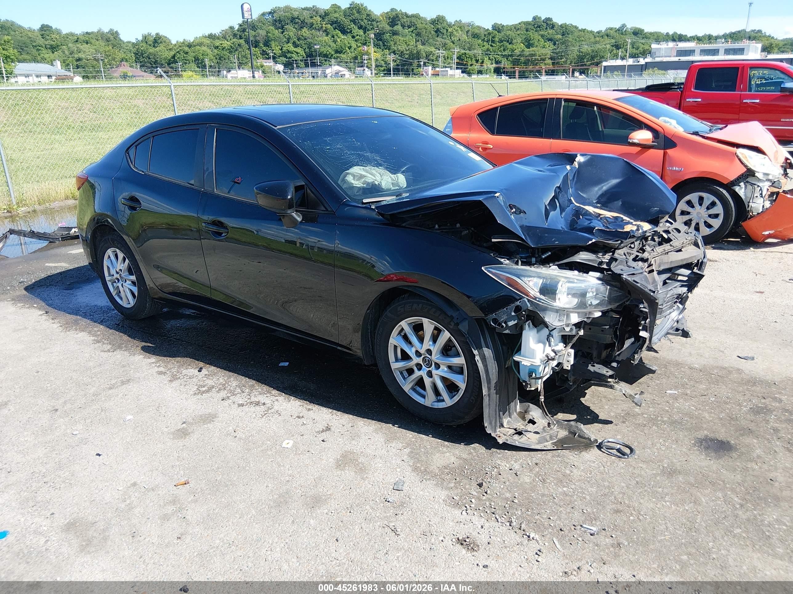 2015 Mazda Mazda3 I Touring Black vin: 3MZBM1V70FM205264
