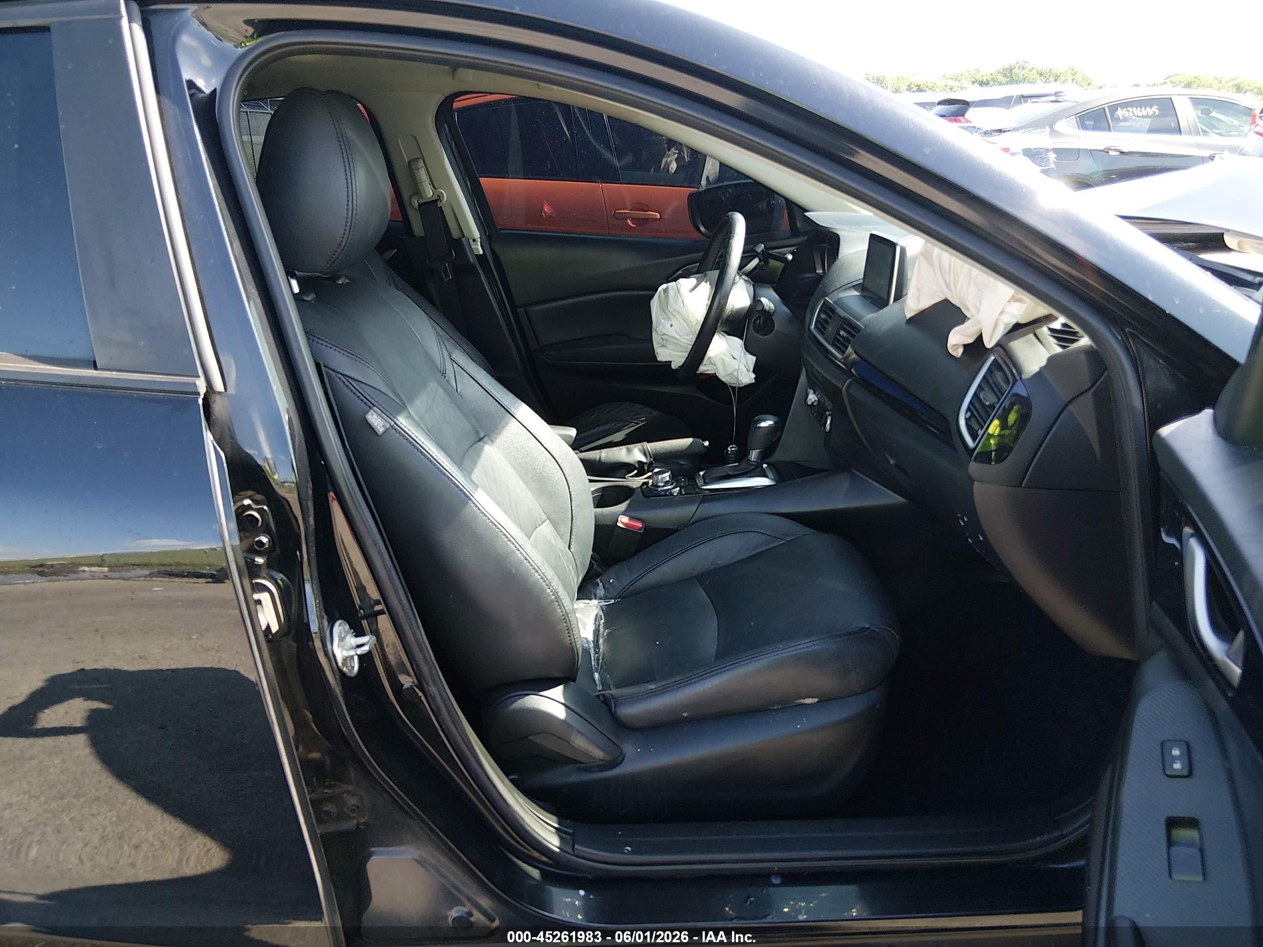 2015 Mazda Mazda3 I Touring Black vin: 3MZBM1V70FM205264