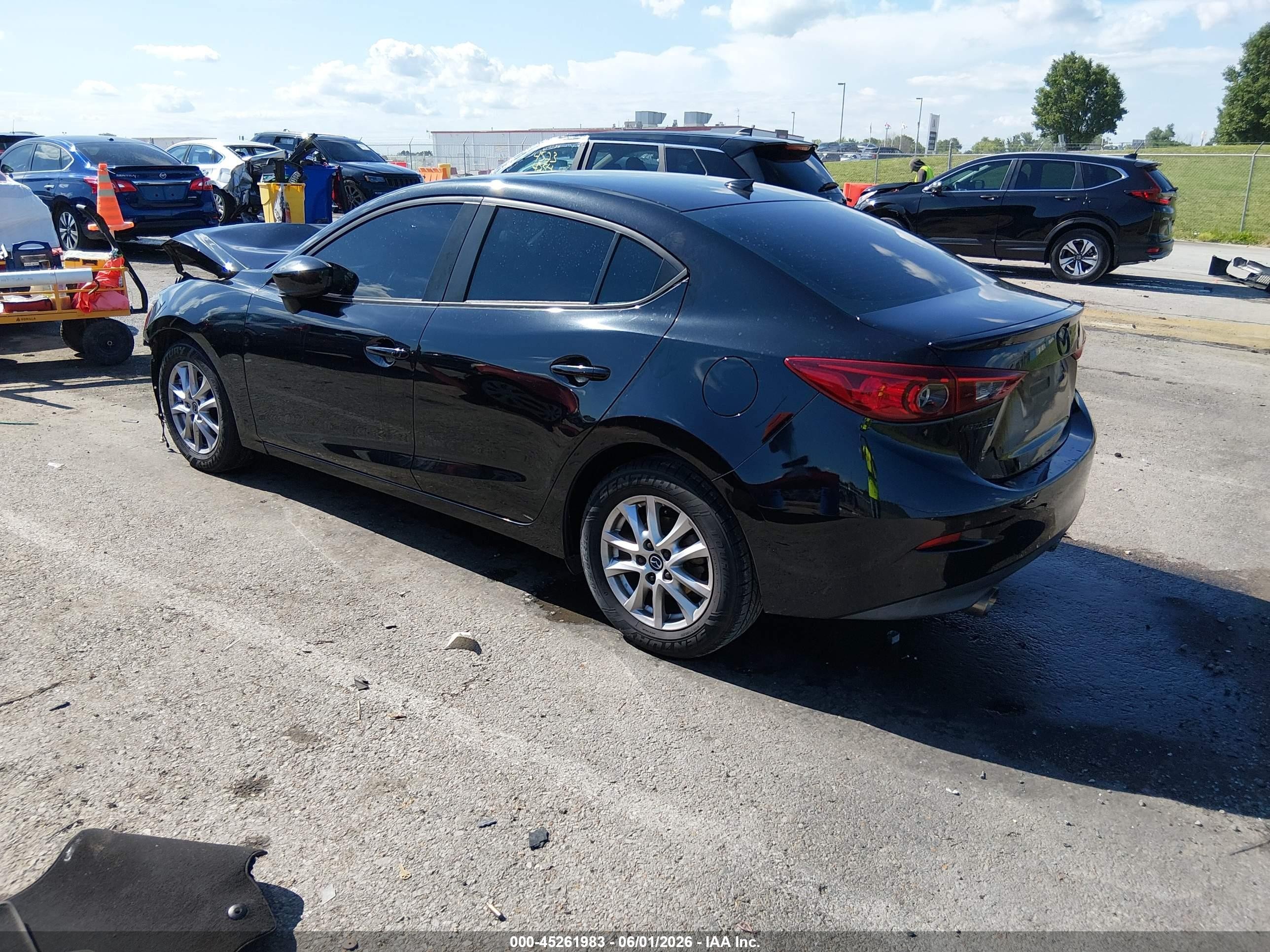 2015 Mazda Mazda3 I Touring Black vin: 3MZBM1V70FM205264