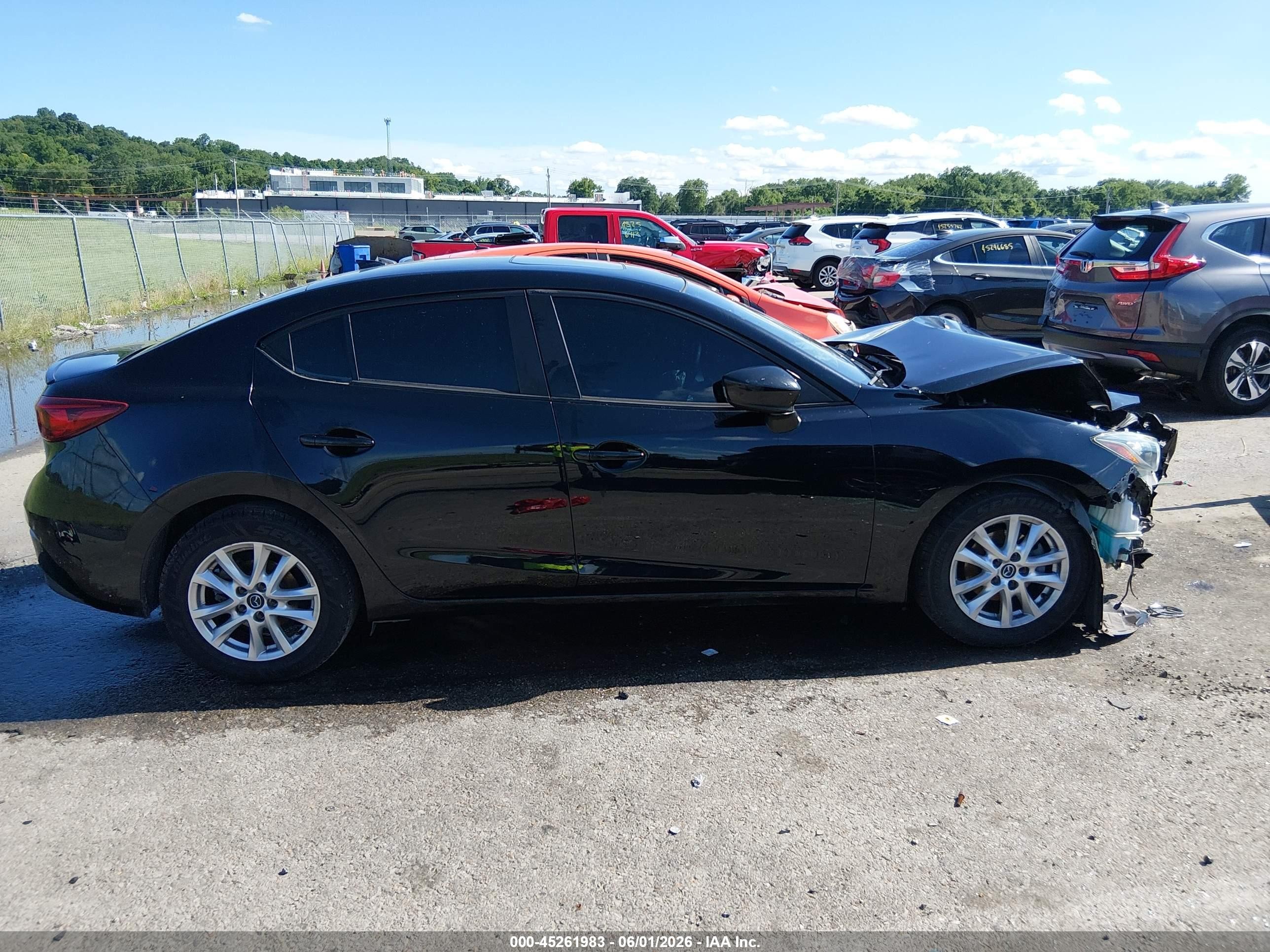 2015 Mazda Mazda3 I Touring Black vin: 3MZBM1V70FM205264