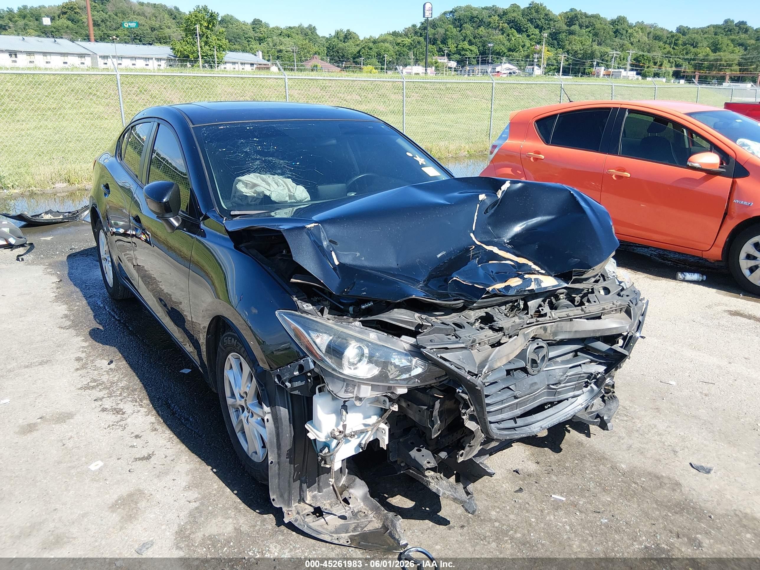 2015 Mazda Mazda3 I Touring Black vin: 3MZBM1V70FM205264