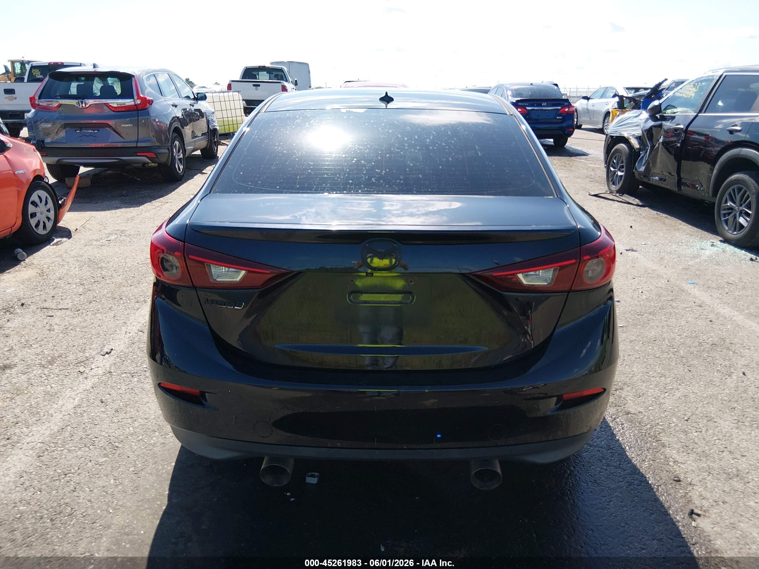 2015 Mazda Mazda3 I Touring Black vin: 3MZBM1V70FM205264