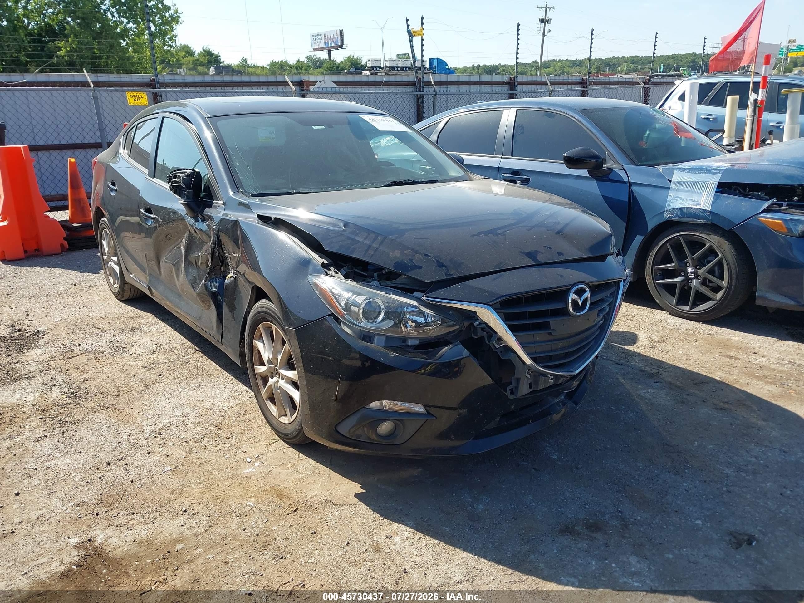 2015 Mazda Mazda3 I Touring Black vin: 3MZBM1V70FM232772