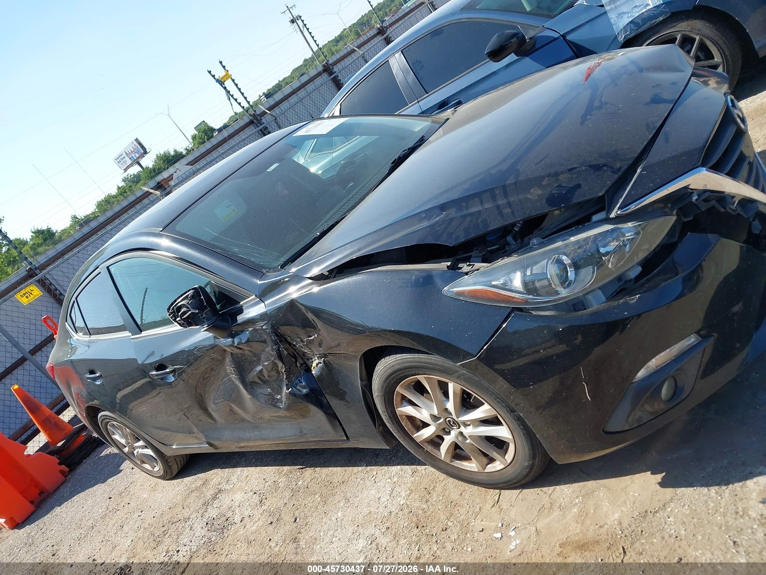 2015 Mazda Mazda3 I Touring Black vin: 3MZBM1V70FM232772