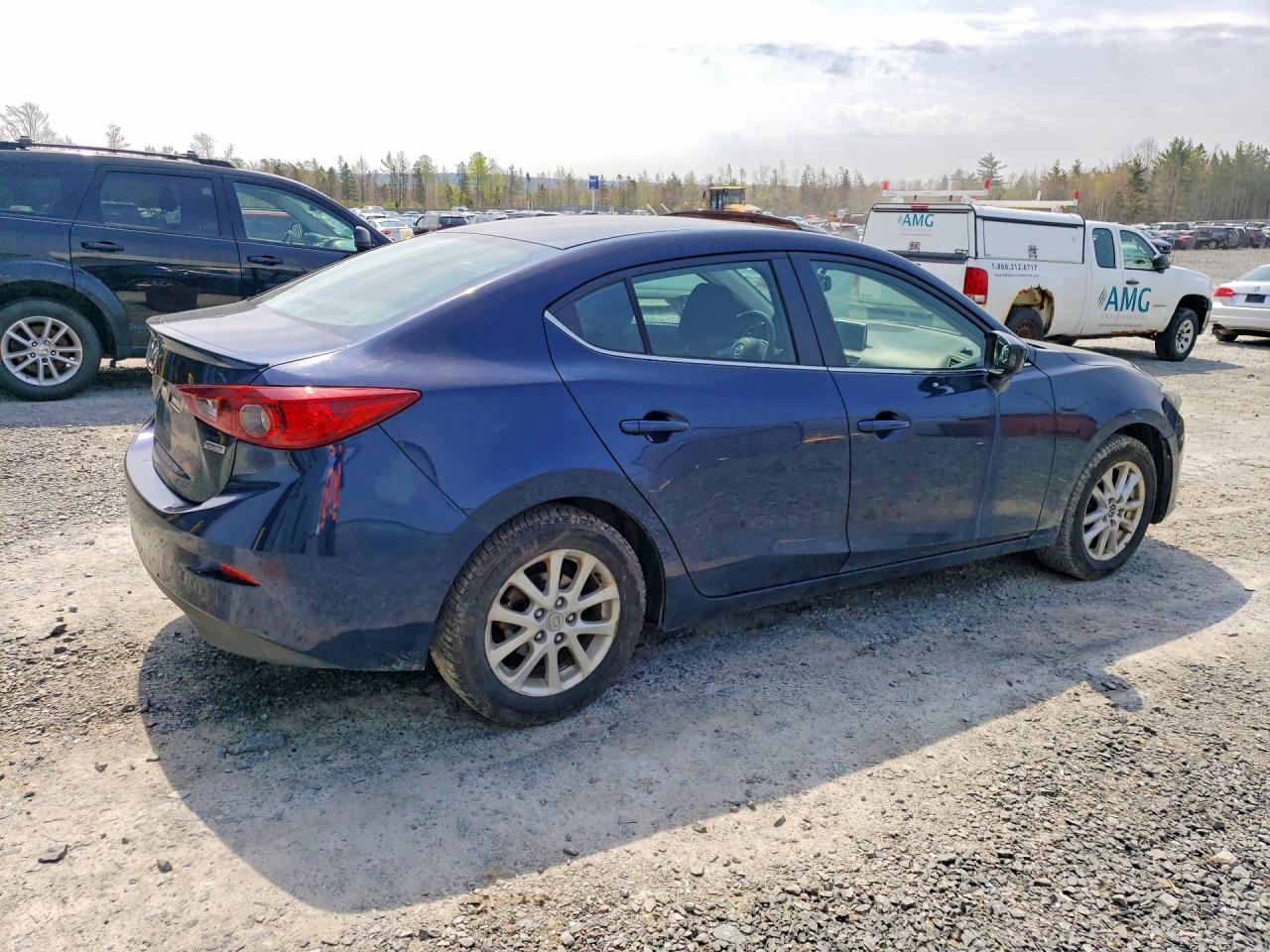 2014 Mazda 3 Touring Blue vin: 3MZBM1V71EM116494