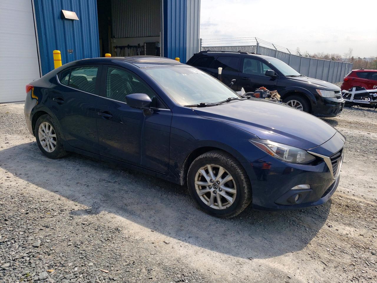 2014 Mazda 3 Touring Blue vin: 3MZBM1V71EM116494