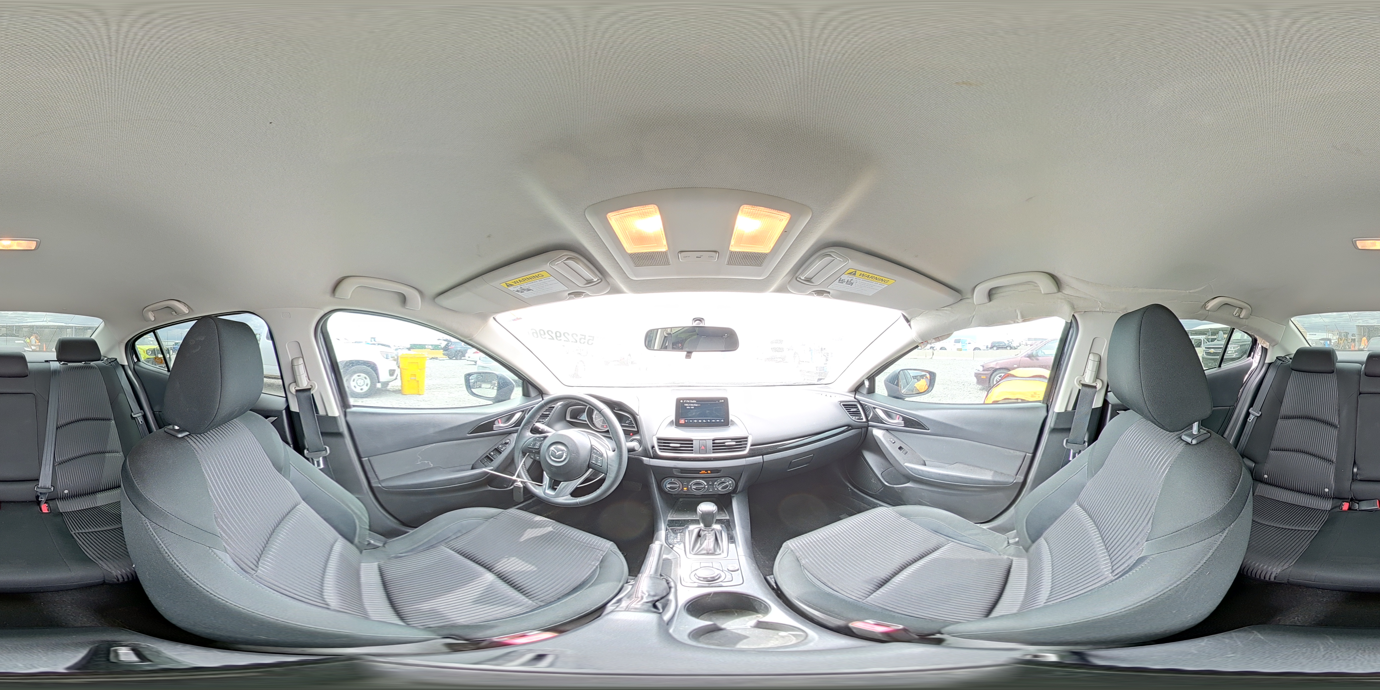 2015 Mazda 3 Touring Gray vin: 3MZBM1V71FM140604