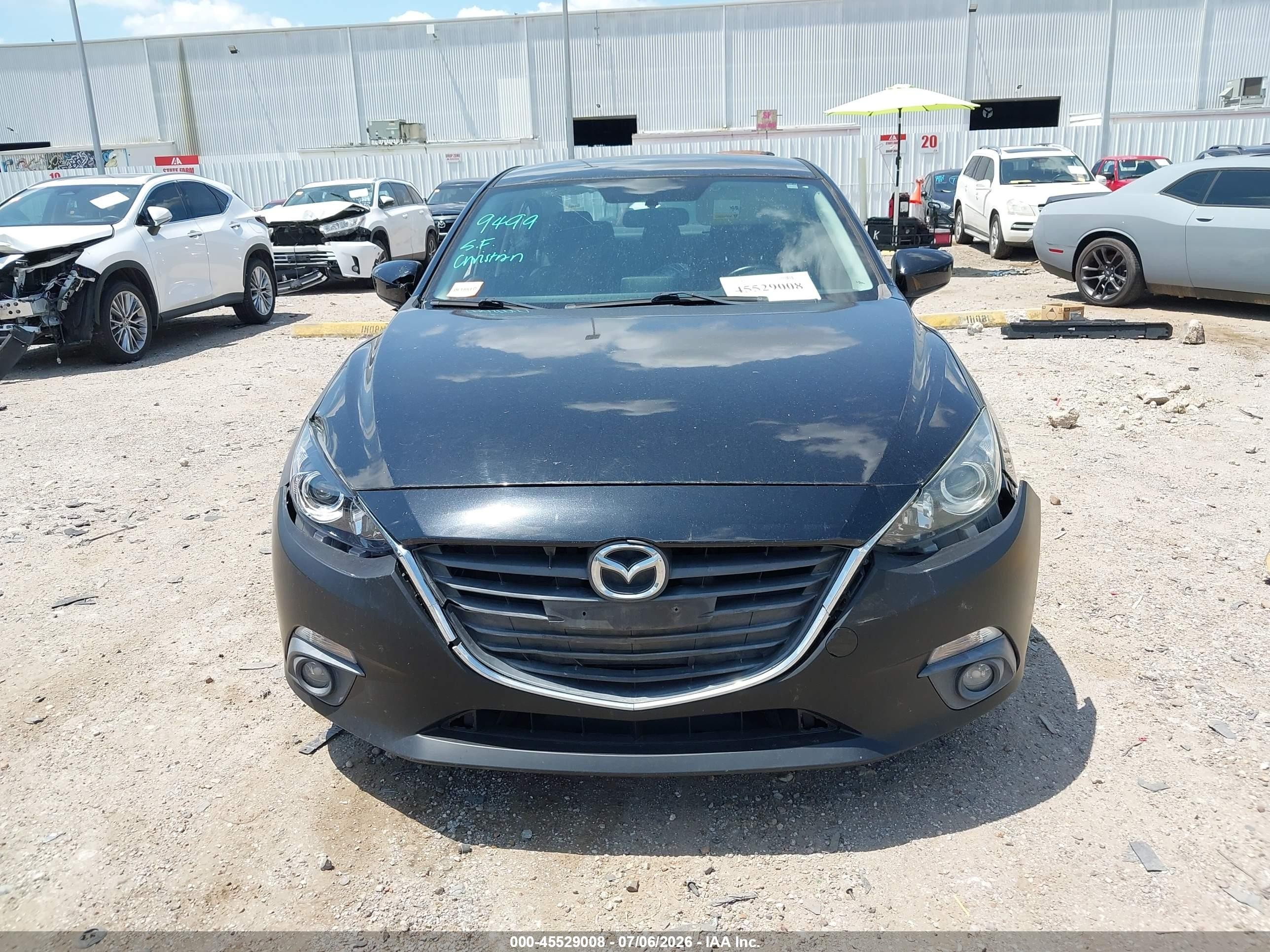2015 Mazda Mazda3 I Touring Черный vin: 3MZBM1V71FM232084