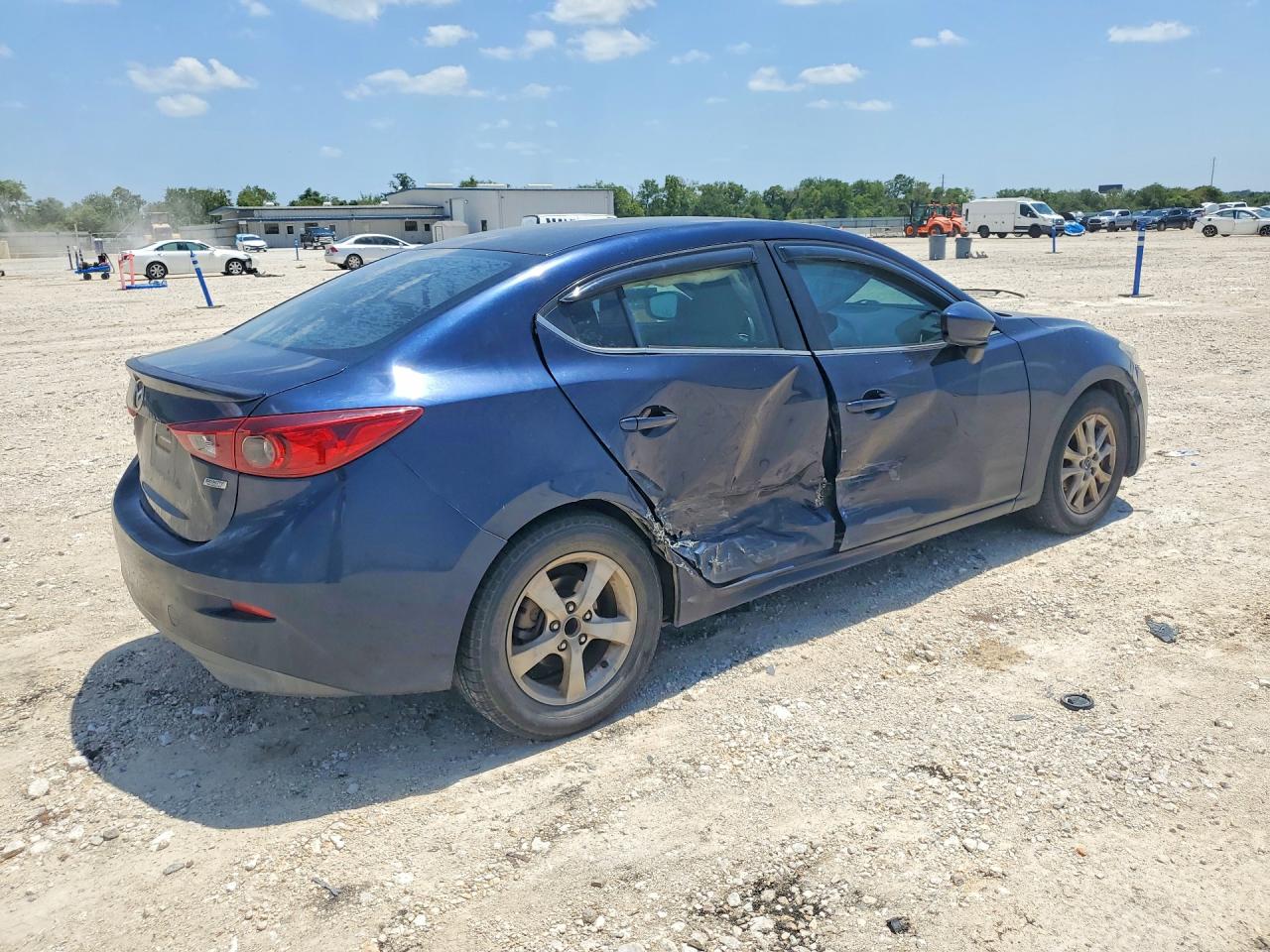 2014 Mazda 3 Touring Blue vin: 3MZBM1V72EM100451