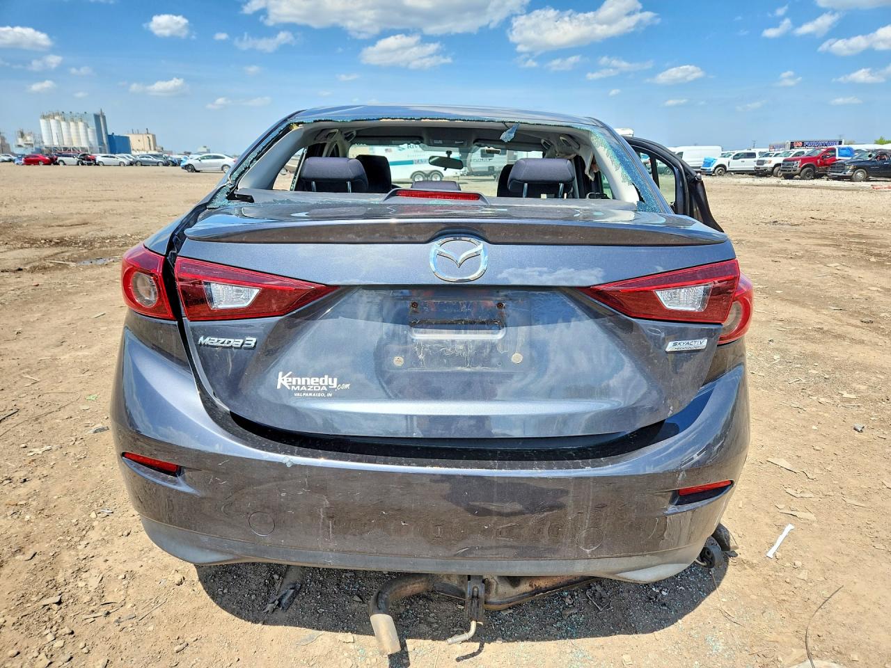 2014 Mazda 3 Touring Gray vin: 3MZBM1V72EM107240