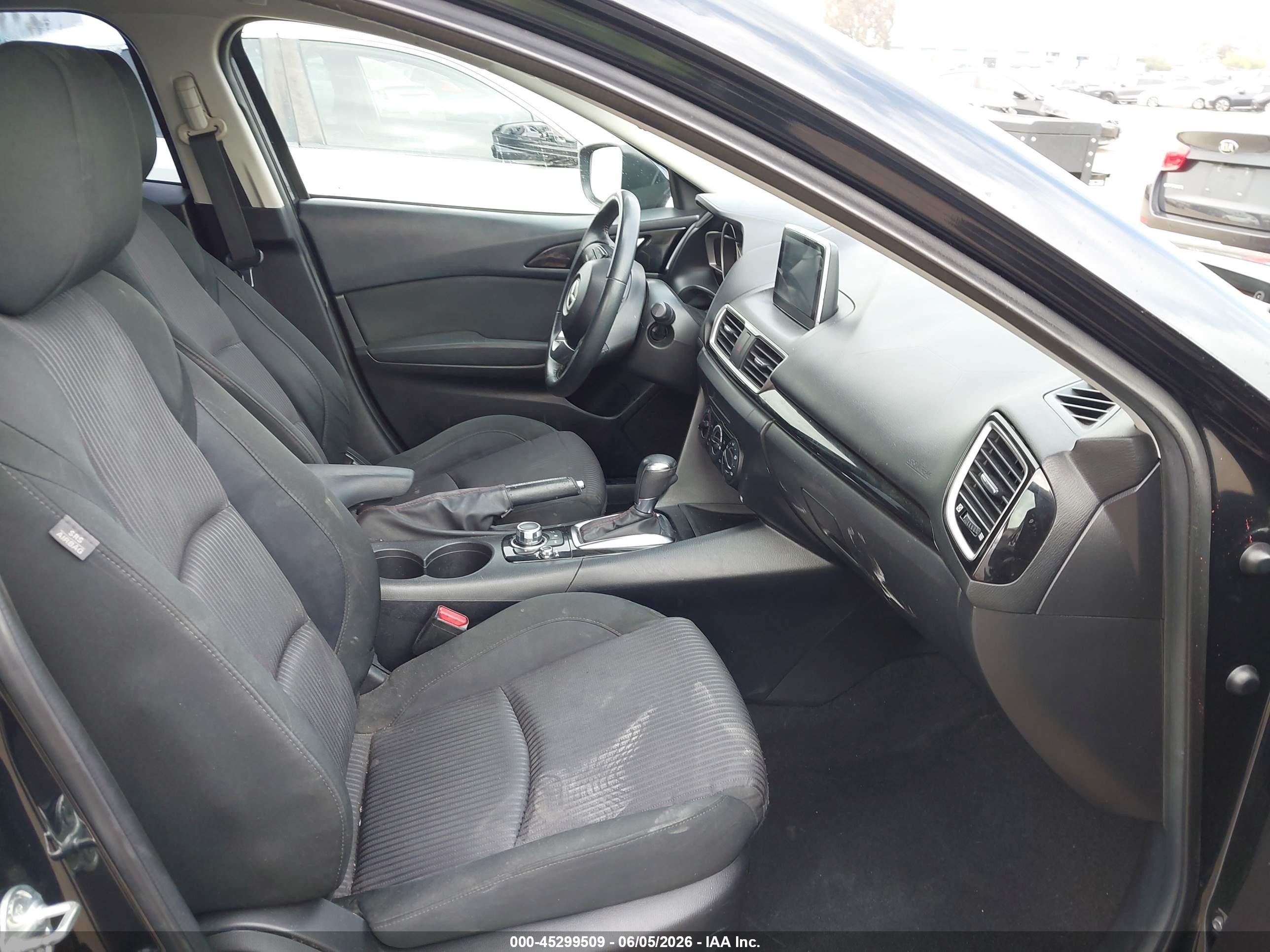 2015 Mazda Mazda3 I Touring Black vin: 3MZBM1V72FM139493