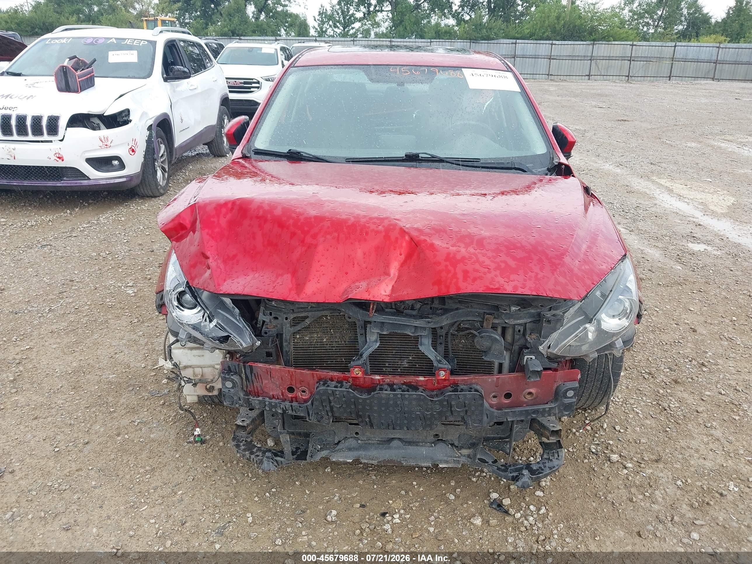 2015 Mazda Mazda3 I Touring Red vin: 3MZBM1V72FM145729