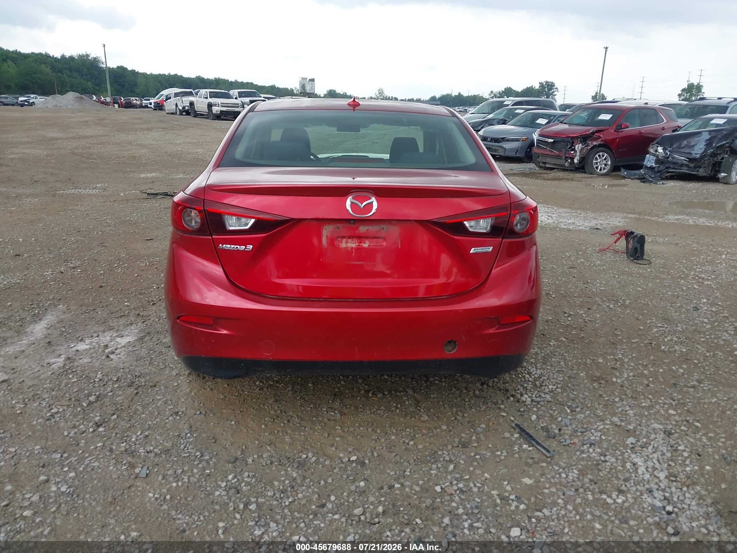 2015 Mazda Mazda3 I Touring Red vin: 3MZBM1V72FM145729