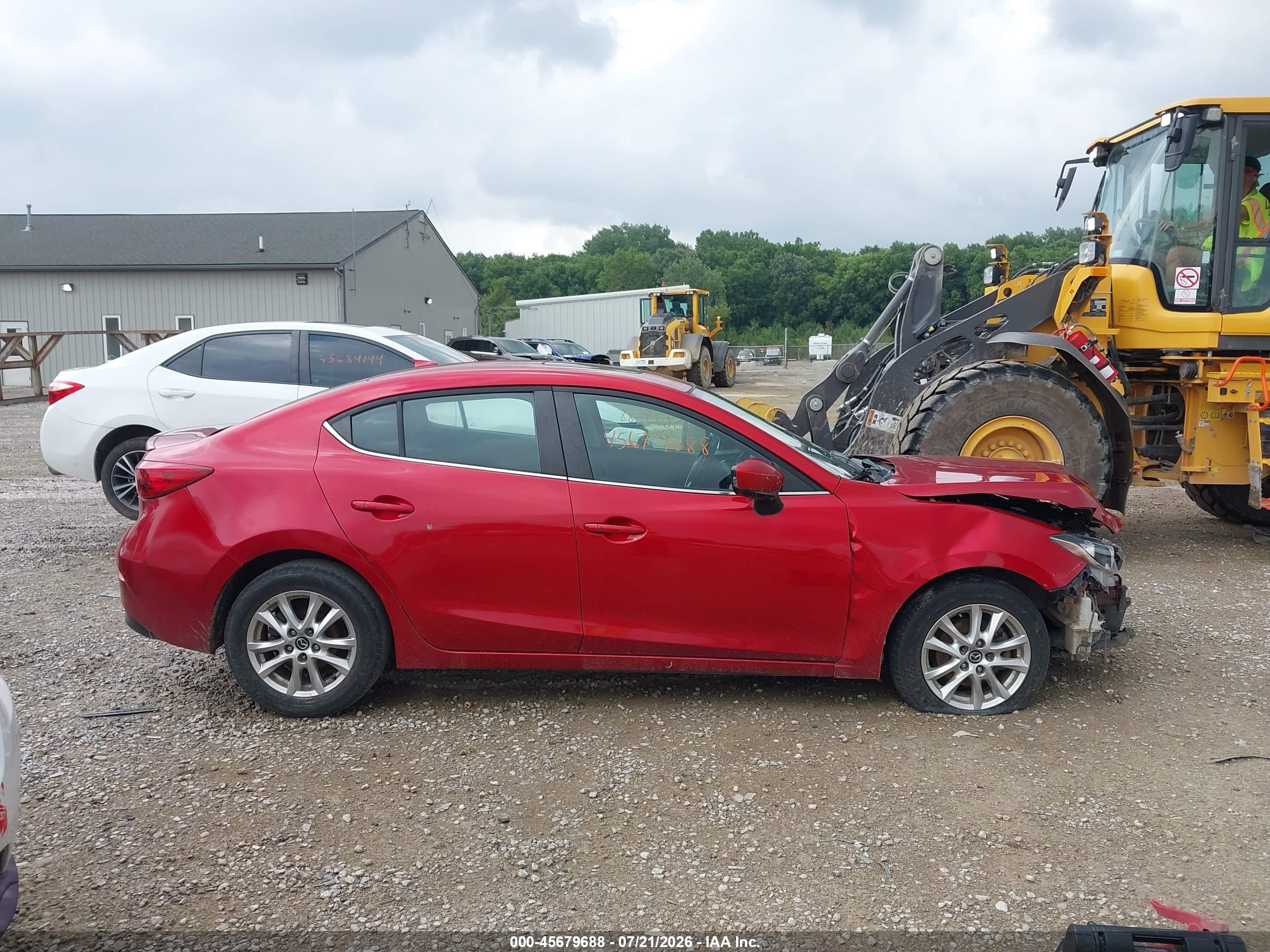 2015 Mazda Mazda3 I Touring Red vin: 3MZBM1V72FM145729