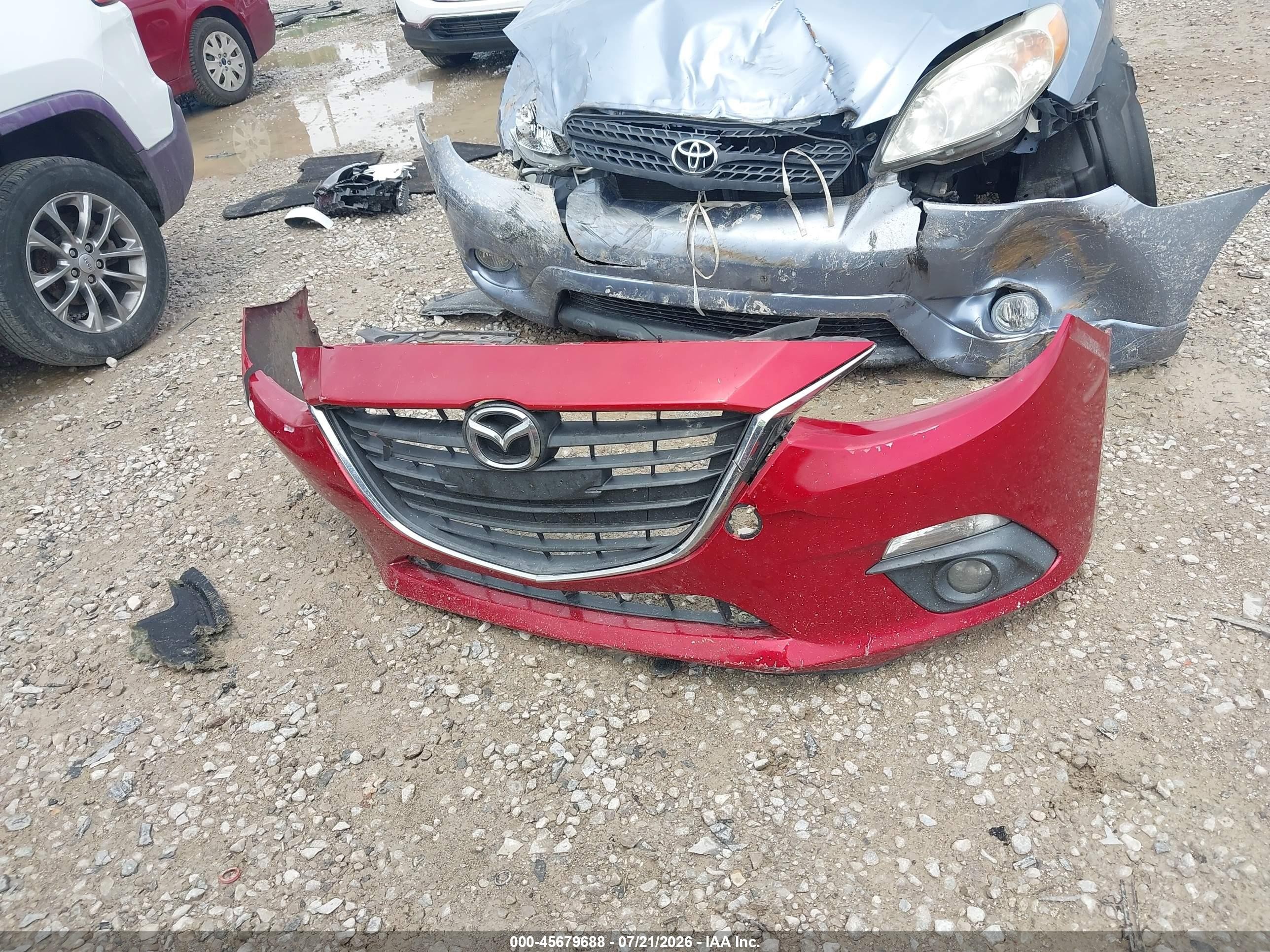2015 Mazda Mazda3 I Touring Red vin: 3MZBM1V72FM145729