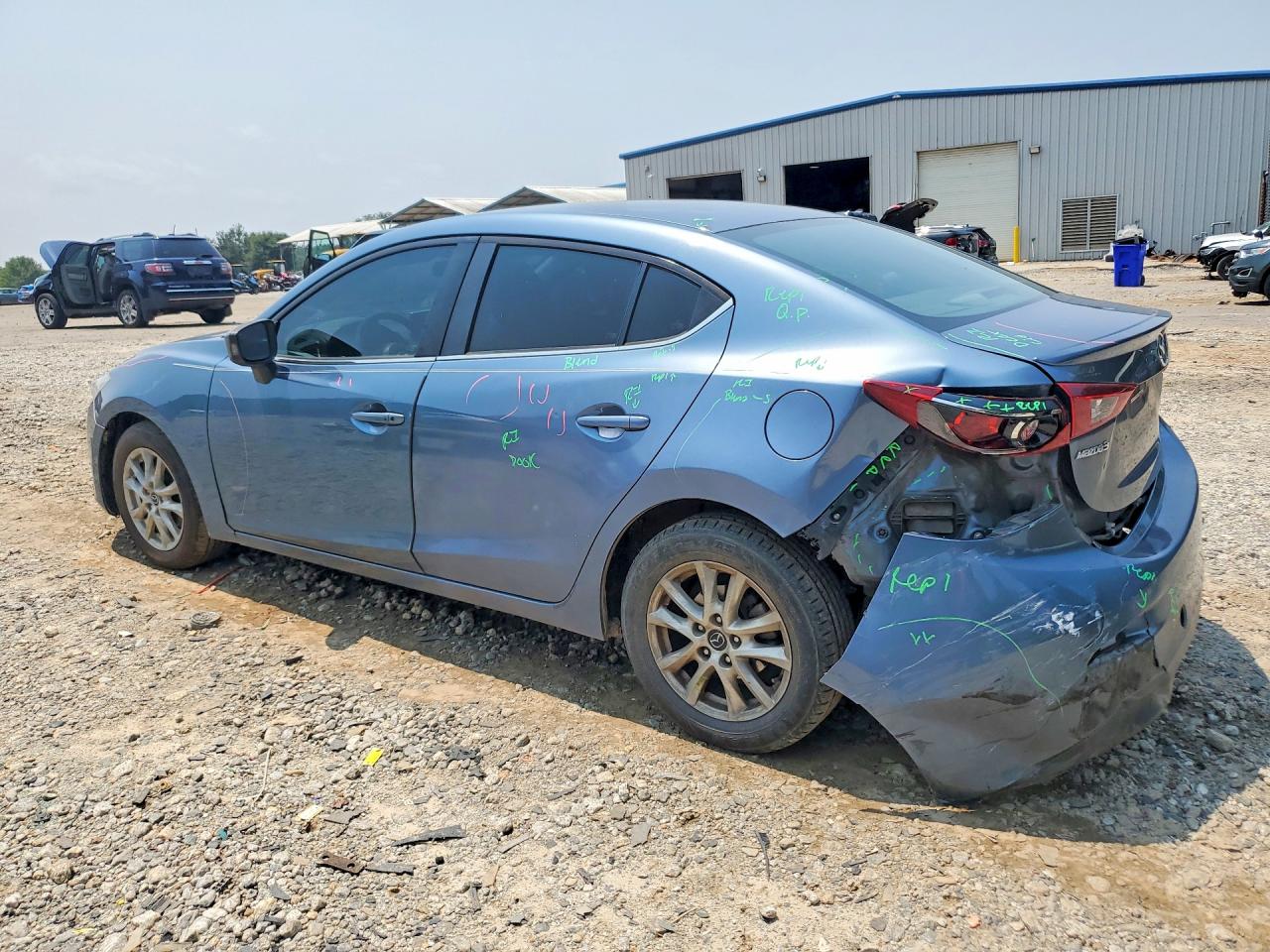 2015 Mazda 3 Touring Синий vin: 3MZBM1V72FM170291
