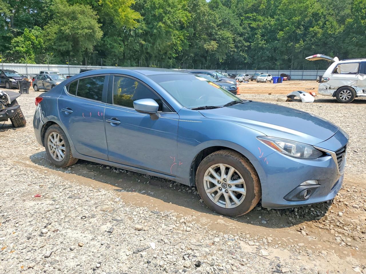 2015 Mazda 3 Touring Синий vin: 3MZBM1V72FM170291