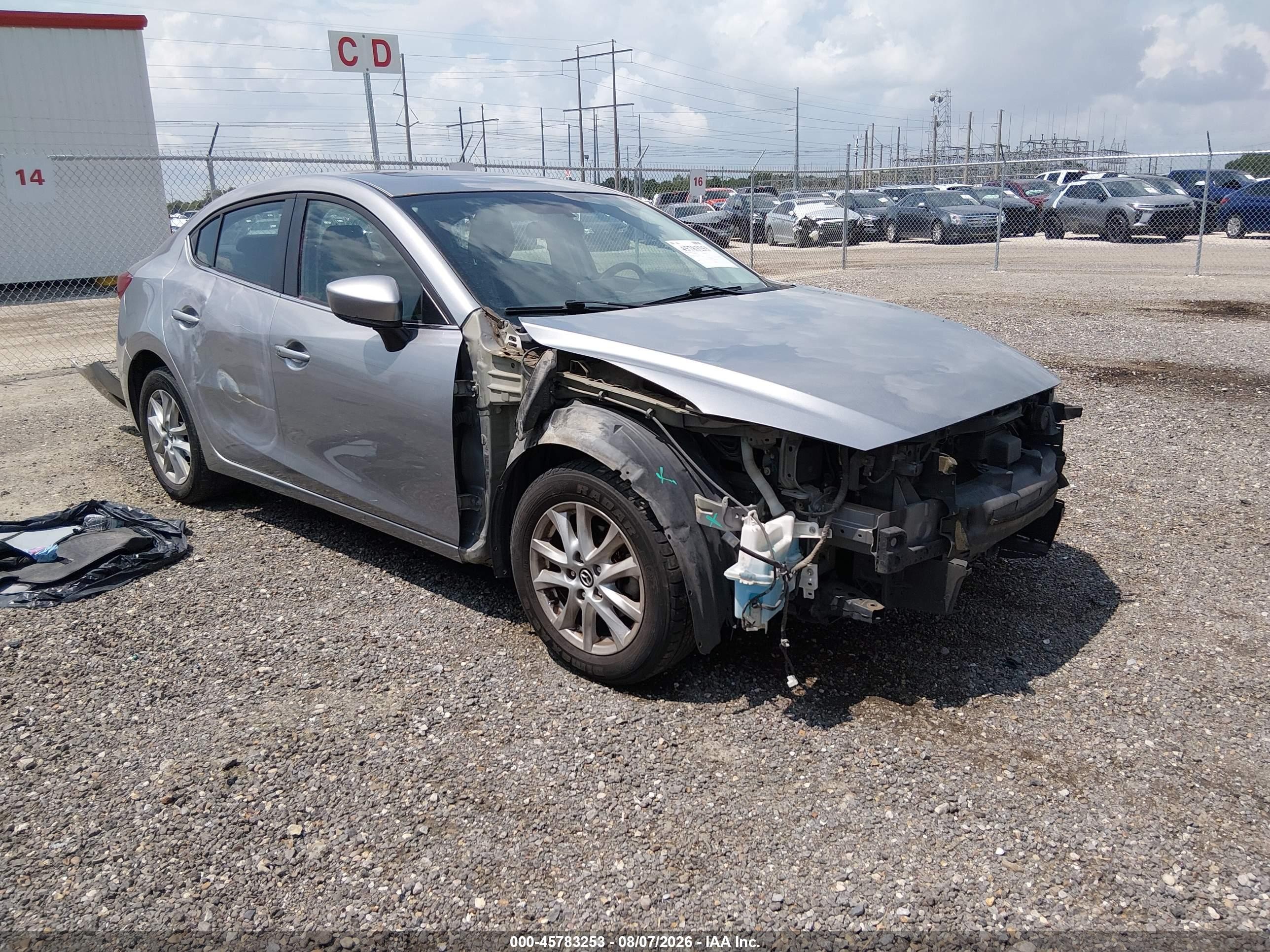 2015 Mazda Mazda3 I Touring Silver vin: 3MZBM1V72FM179847