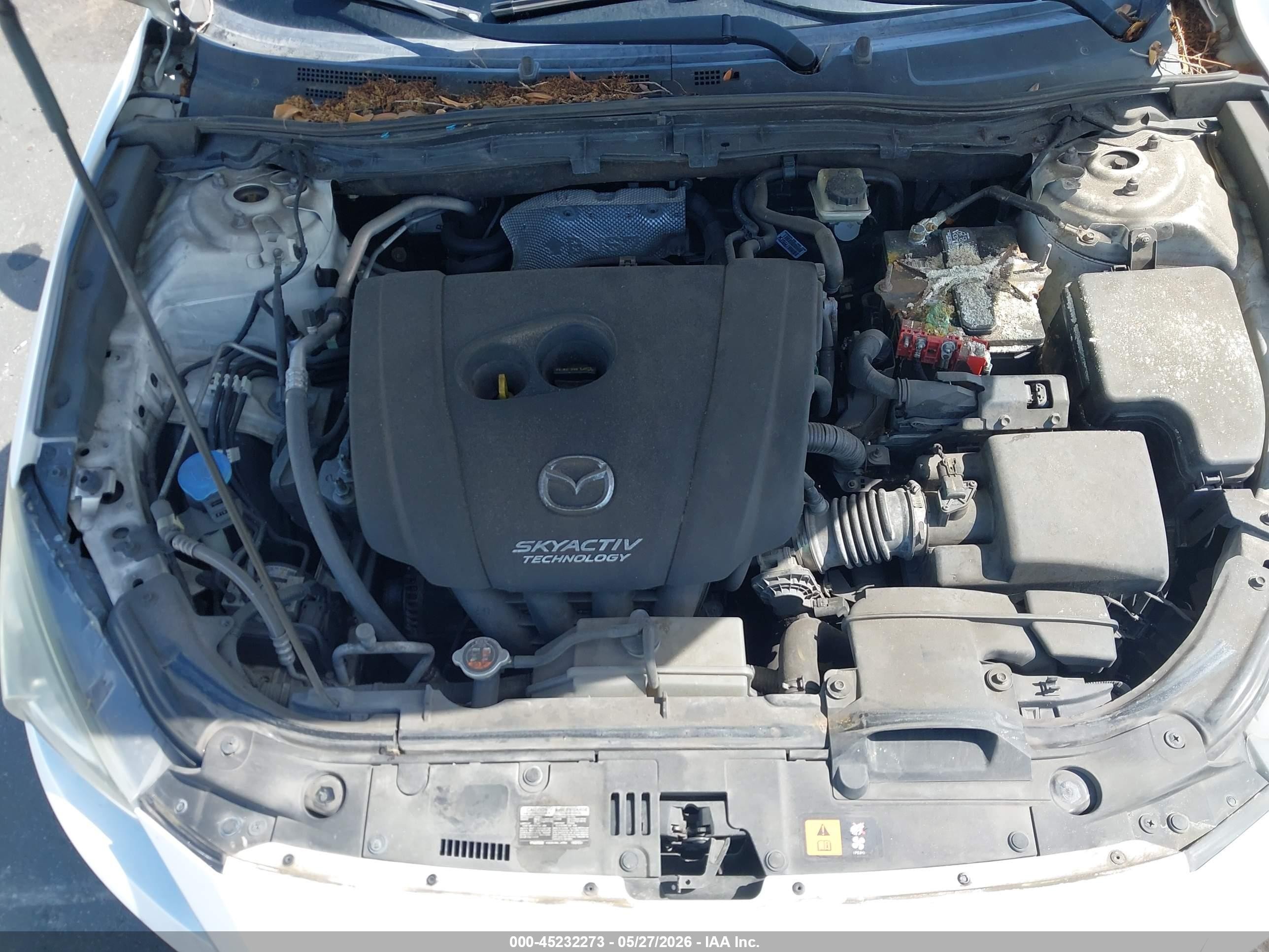 2015 Mazda Mazda3 I Touring Белый vin: 3MZBM1V72FM210885
