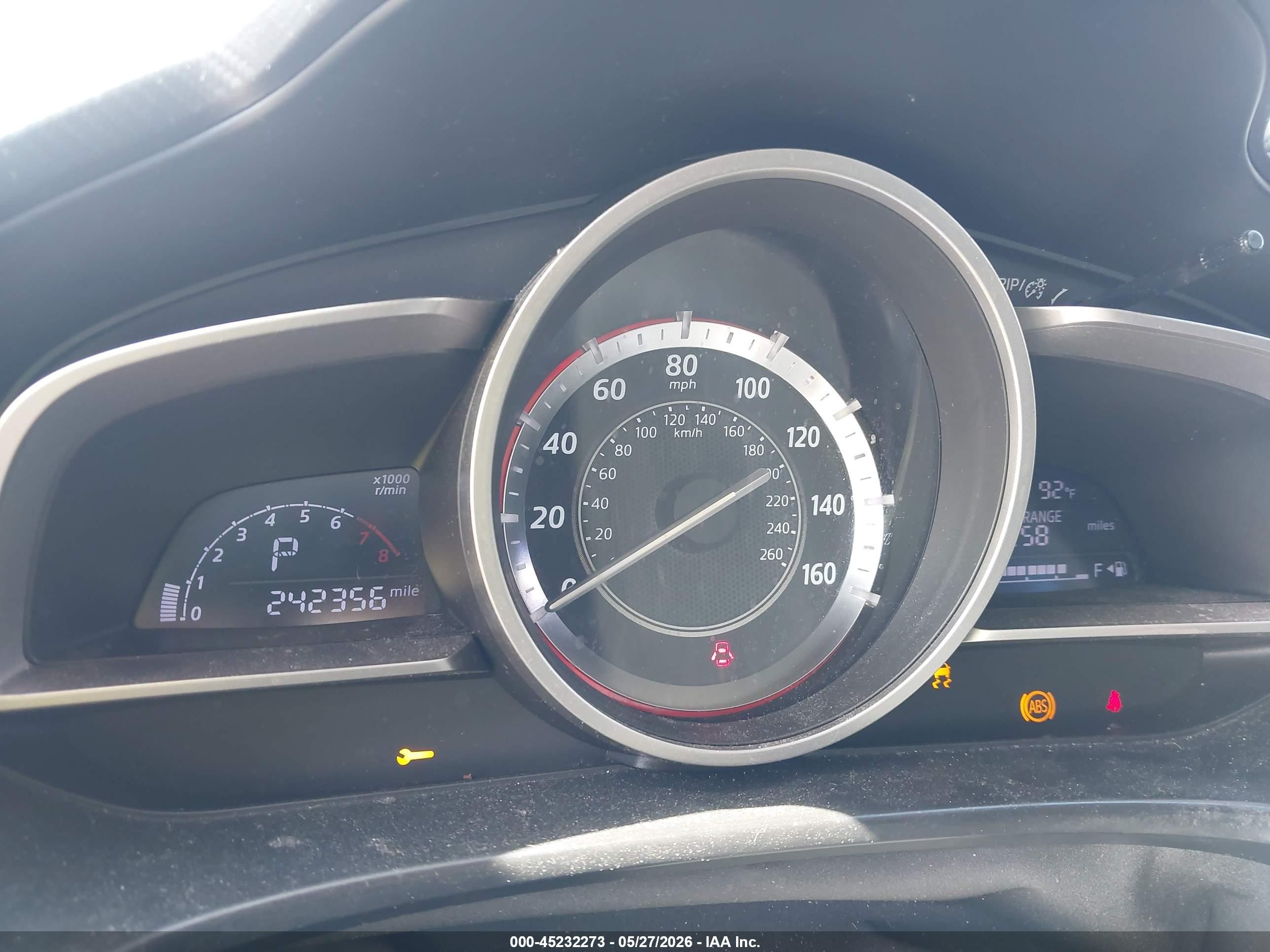 2015 Mazda Mazda3 I Touring Белый vin: 3MZBM1V72FM210885