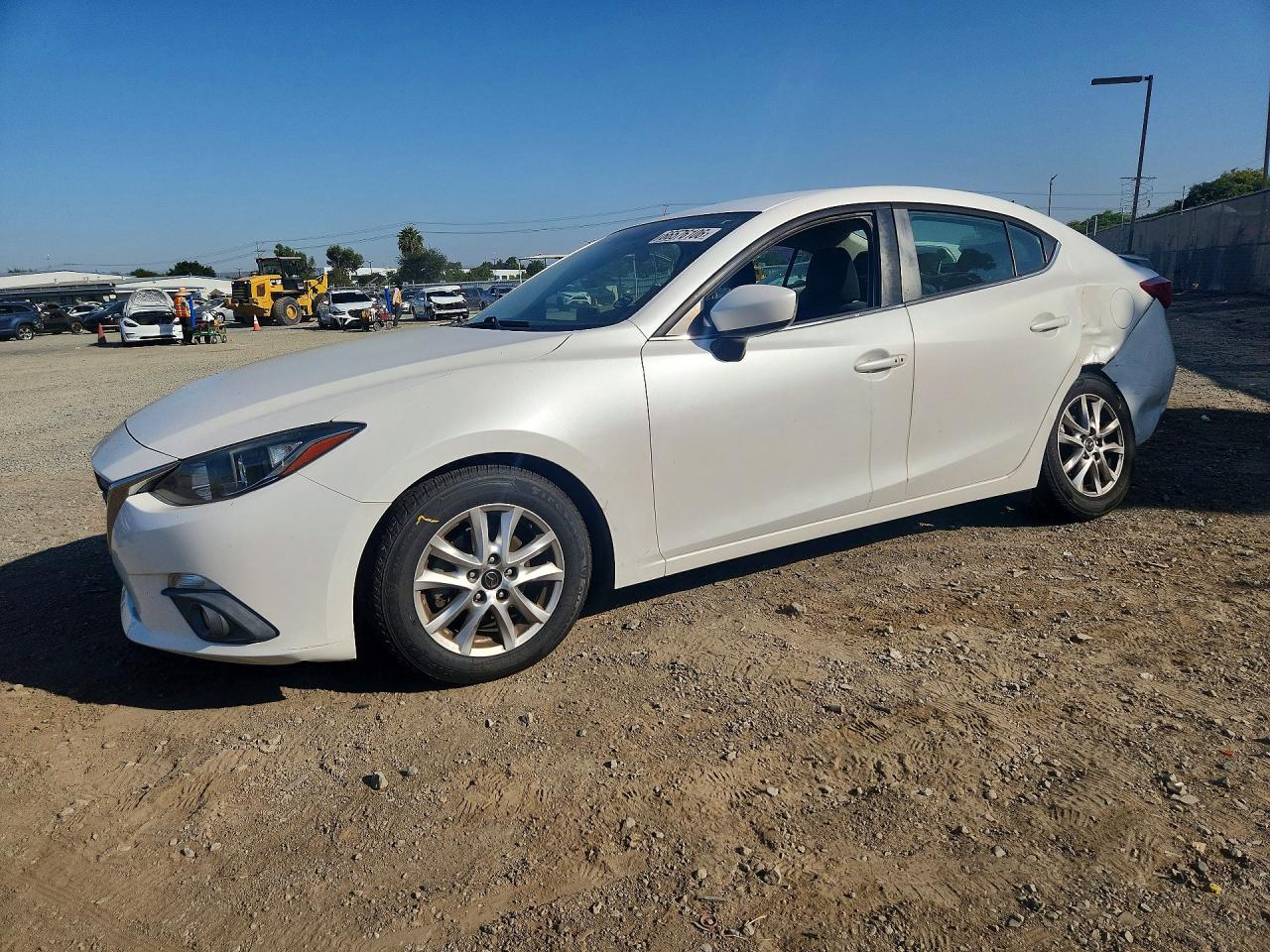 2015 Mazda 3 Touring Белый vin: 3MZBM1V72FM230683