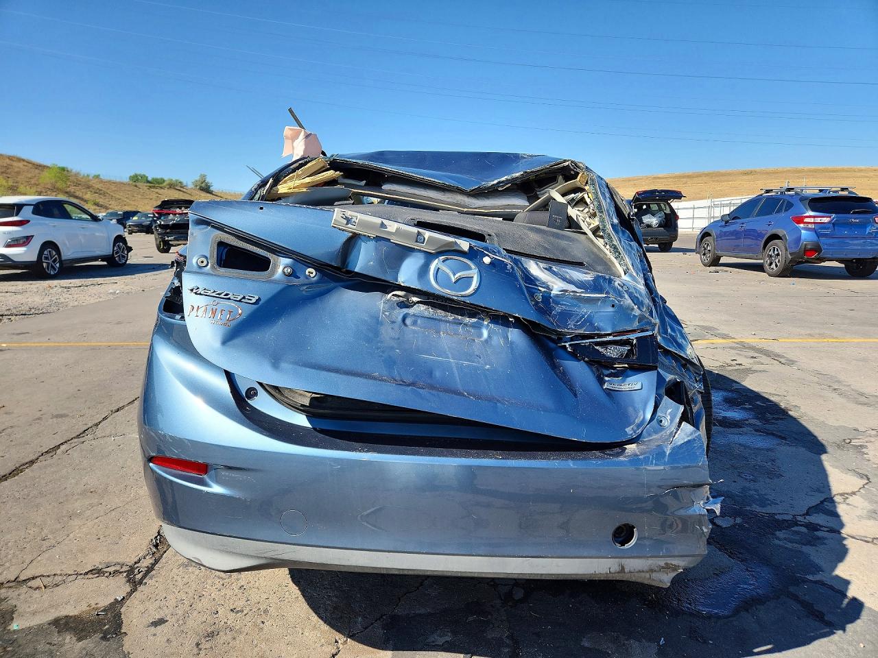 2014 Mazda 3 Touring Blue vin: 3MZBM1V73EM101625