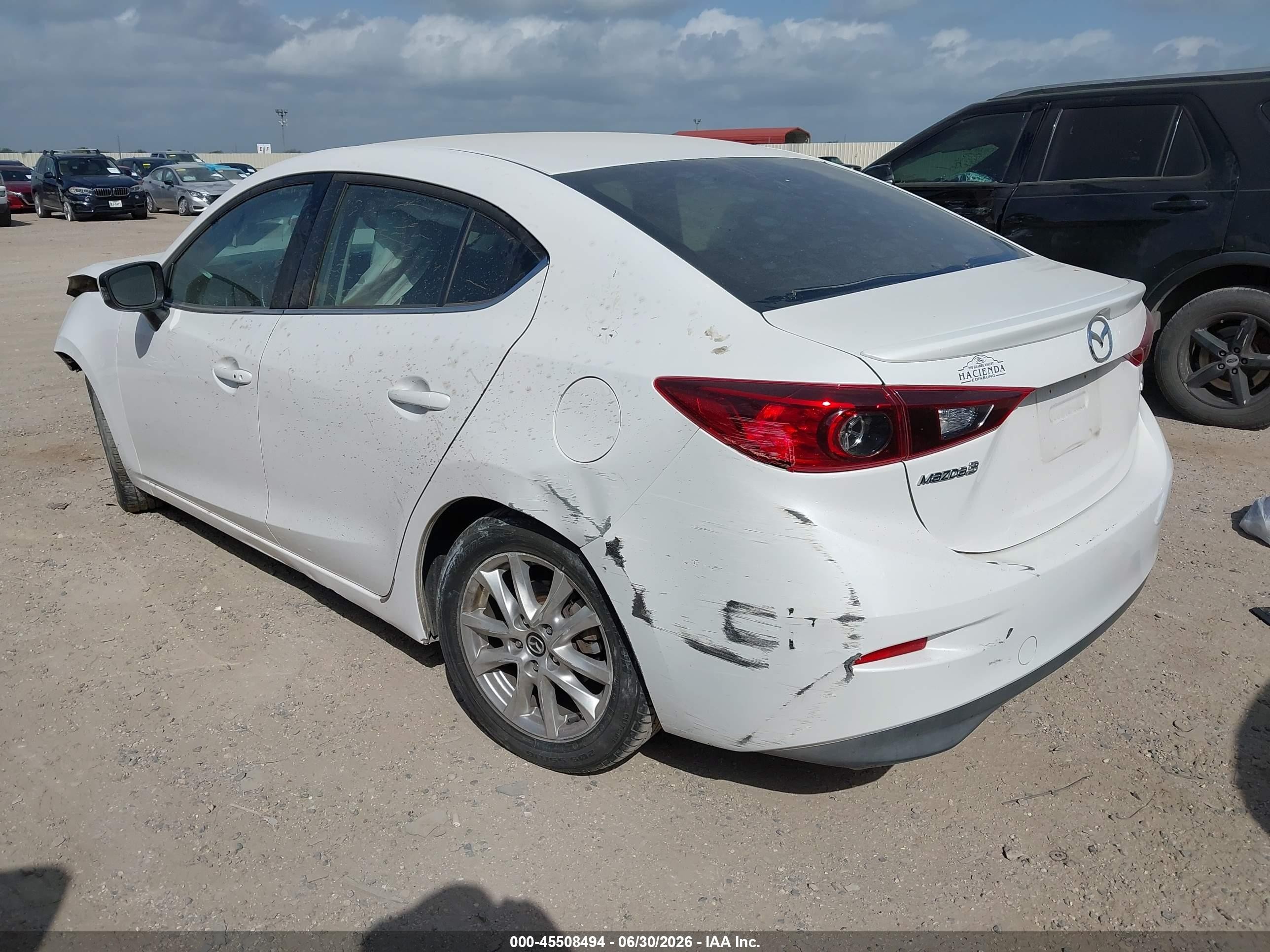 2014 Mazda Mazda3 I Touring Белый vin: 3MZBM1V73EM104458