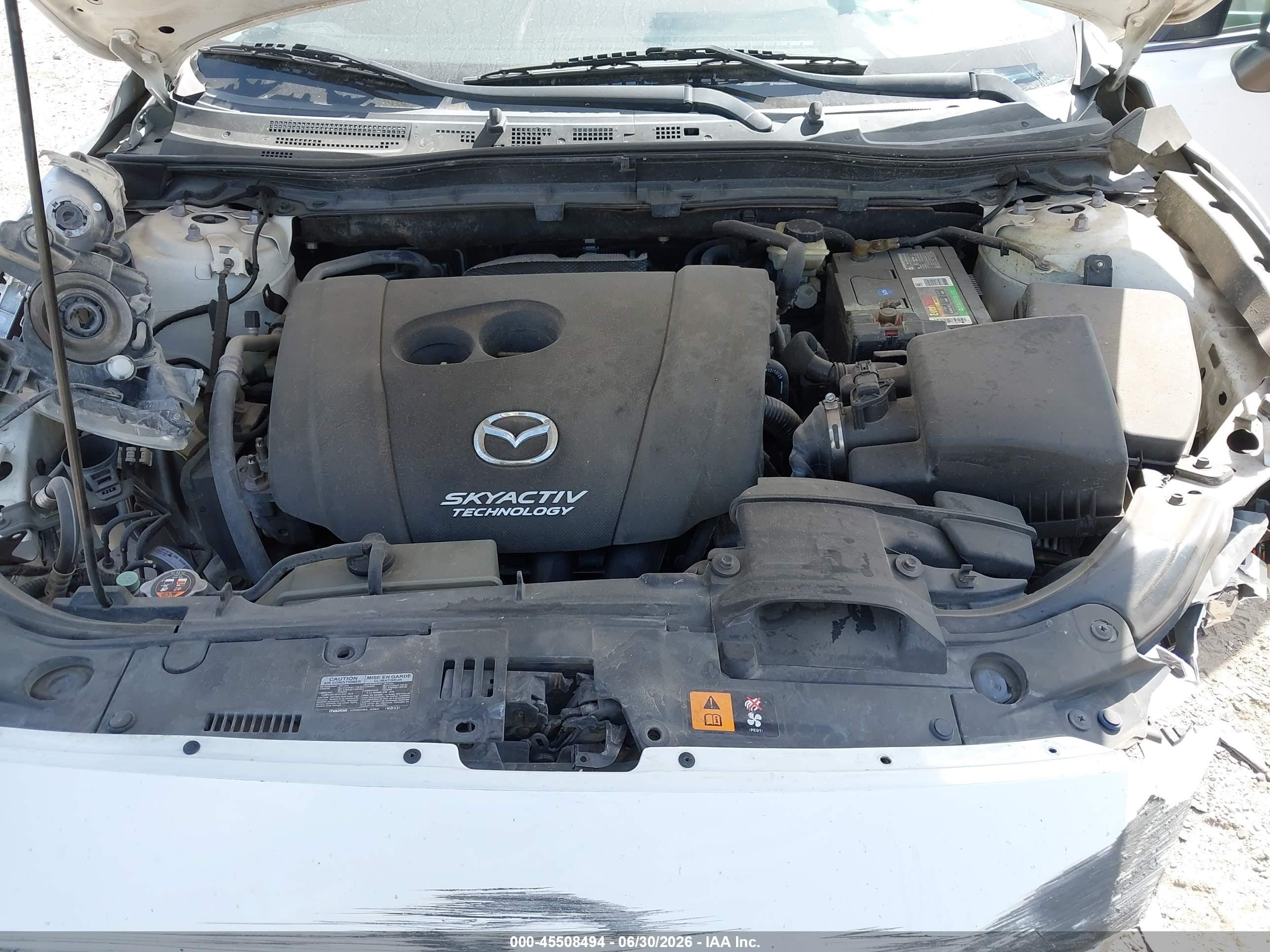 2014 Mazda Mazda3 I Touring Белый vin: 3MZBM1V73EM104458