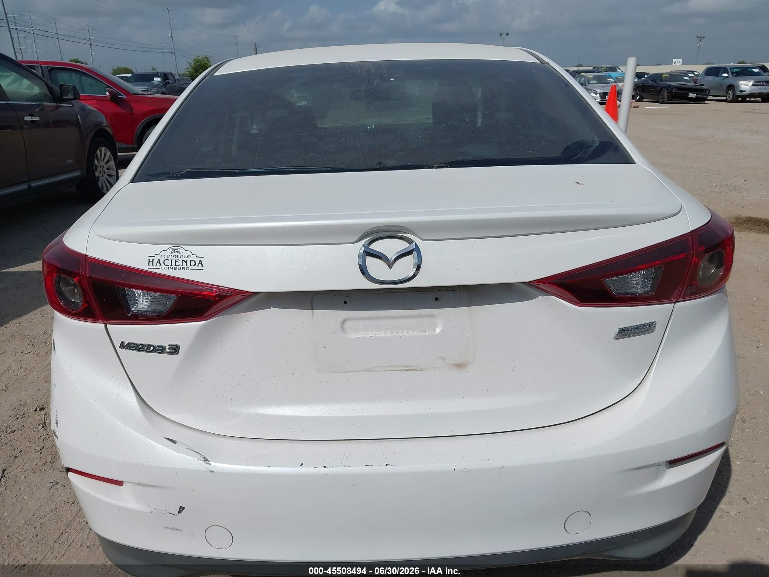 2014 Mazda Mazda3 I Touring Белый vin: 3MZBM1V73EM104458