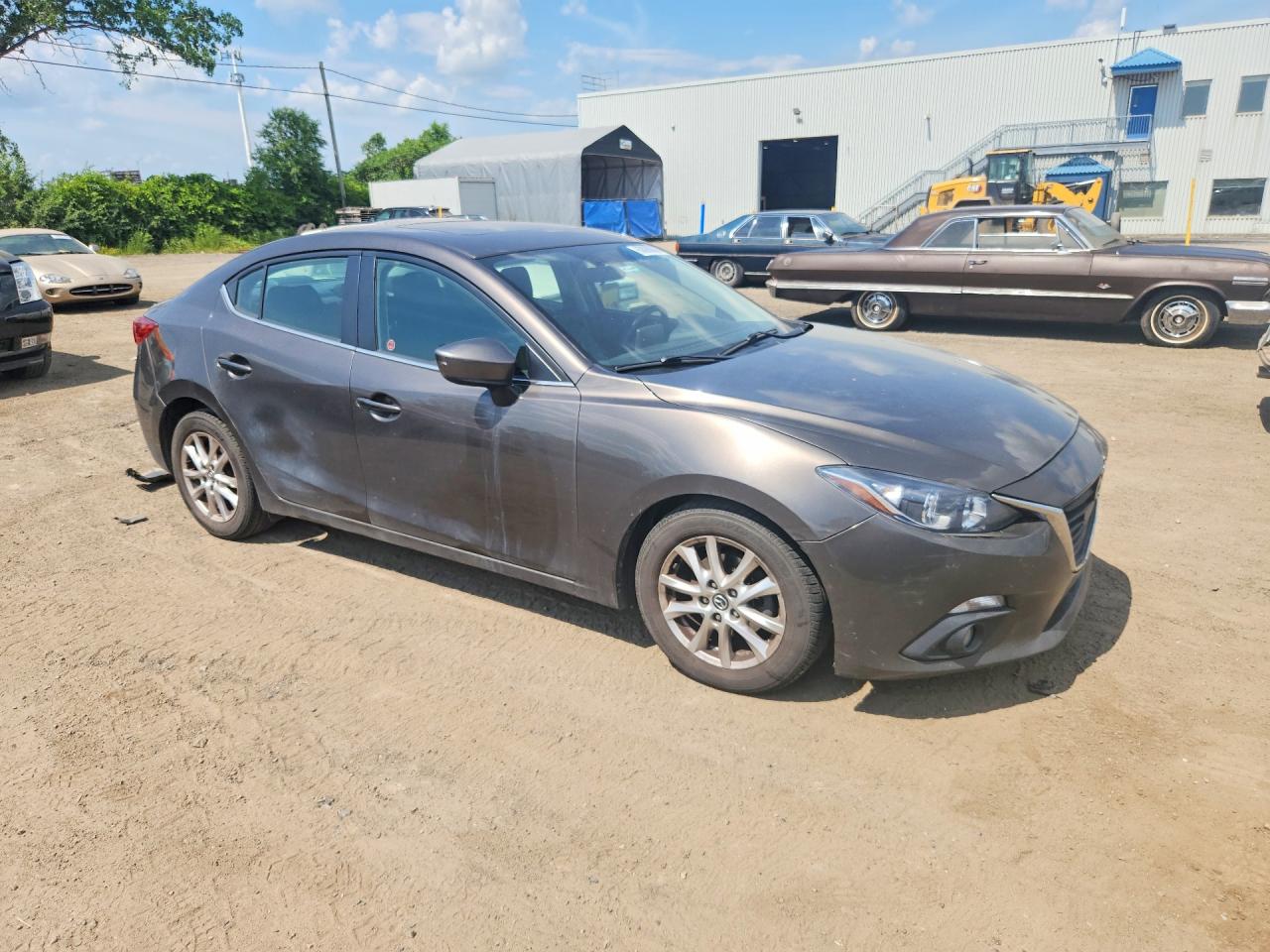 2014 Mazda 3 Touring Gray vin: 3MZBM1V73EM122684