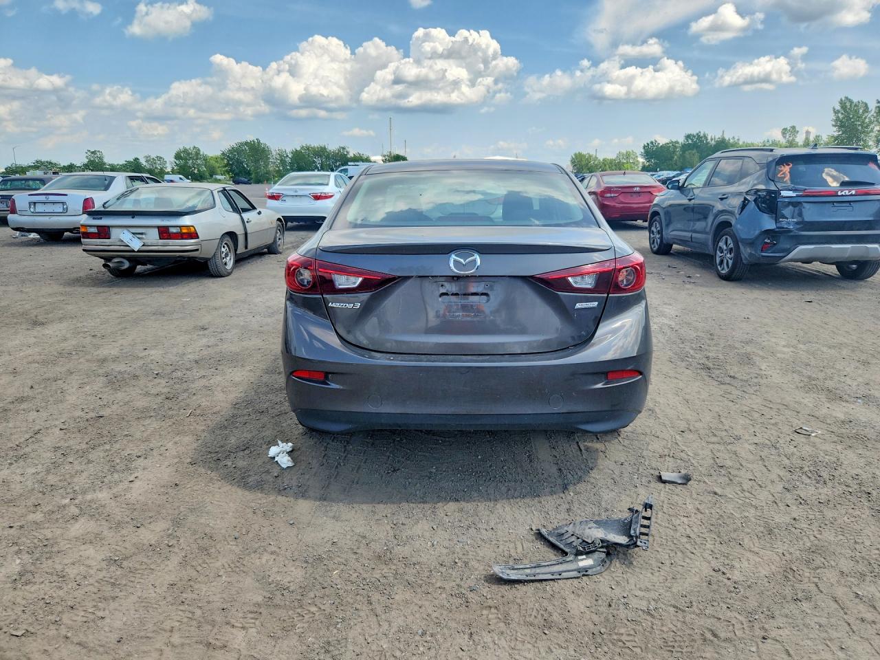 2014 Mazda 3 Touring Gray vin: 3MZBM1V73EM122684