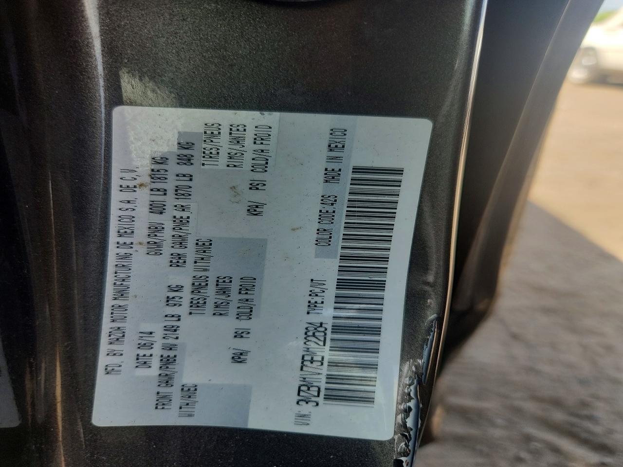 2014 Mazda 3 Touring Gray vin: 3MZBM1V73EM122684