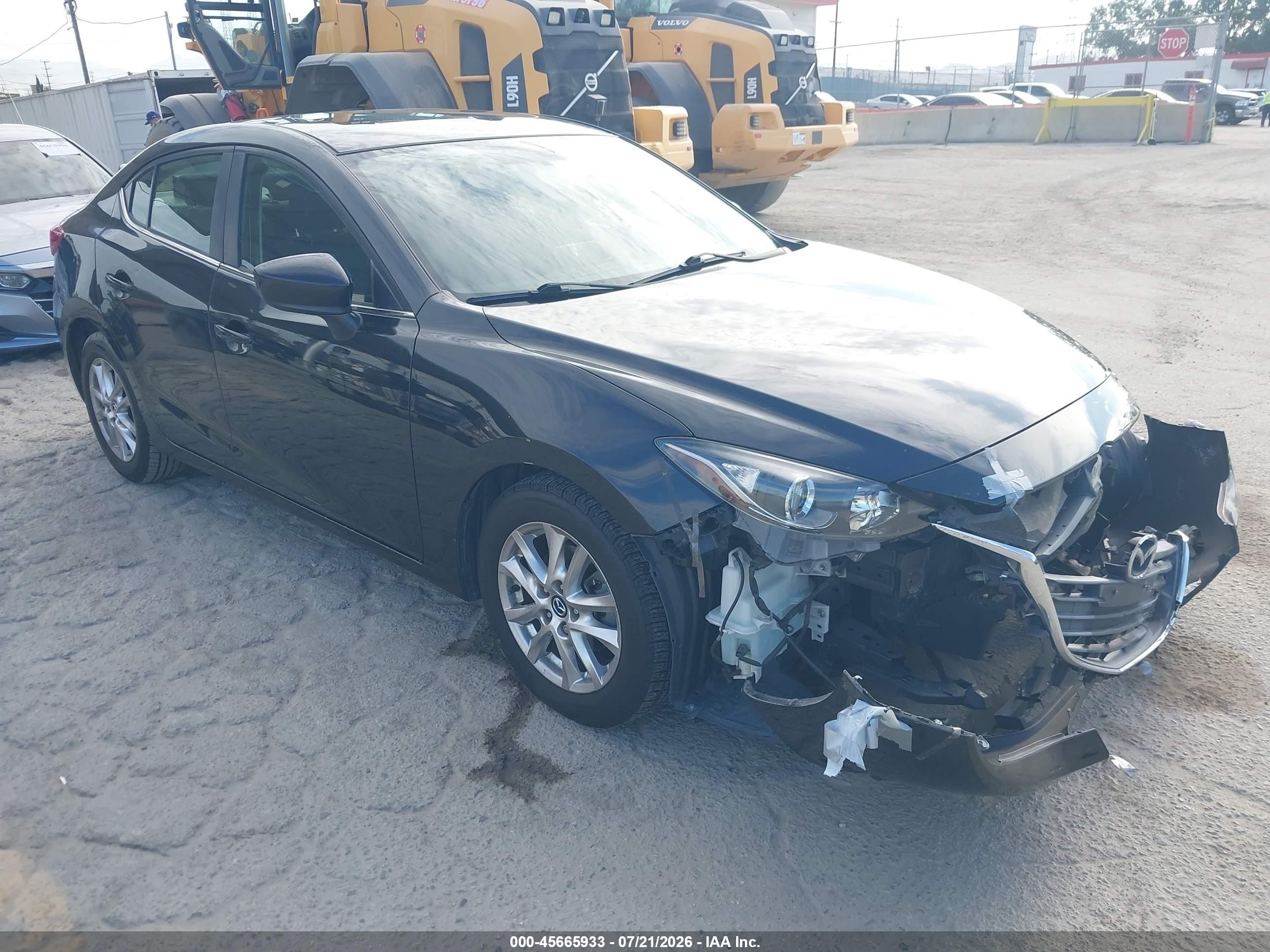 2015 Mazda Mazda3 I Touring Black vin: 3MZBM1V73FM133265