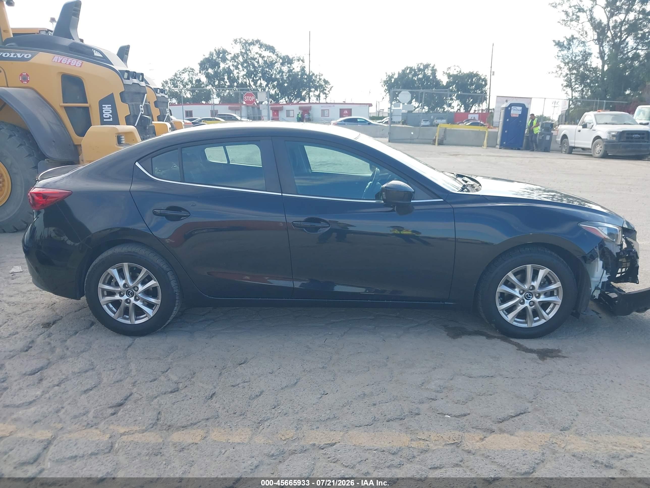 2015 Mazda Mazda3 I Touring Black vin: 3MZBM1V73FM133265
