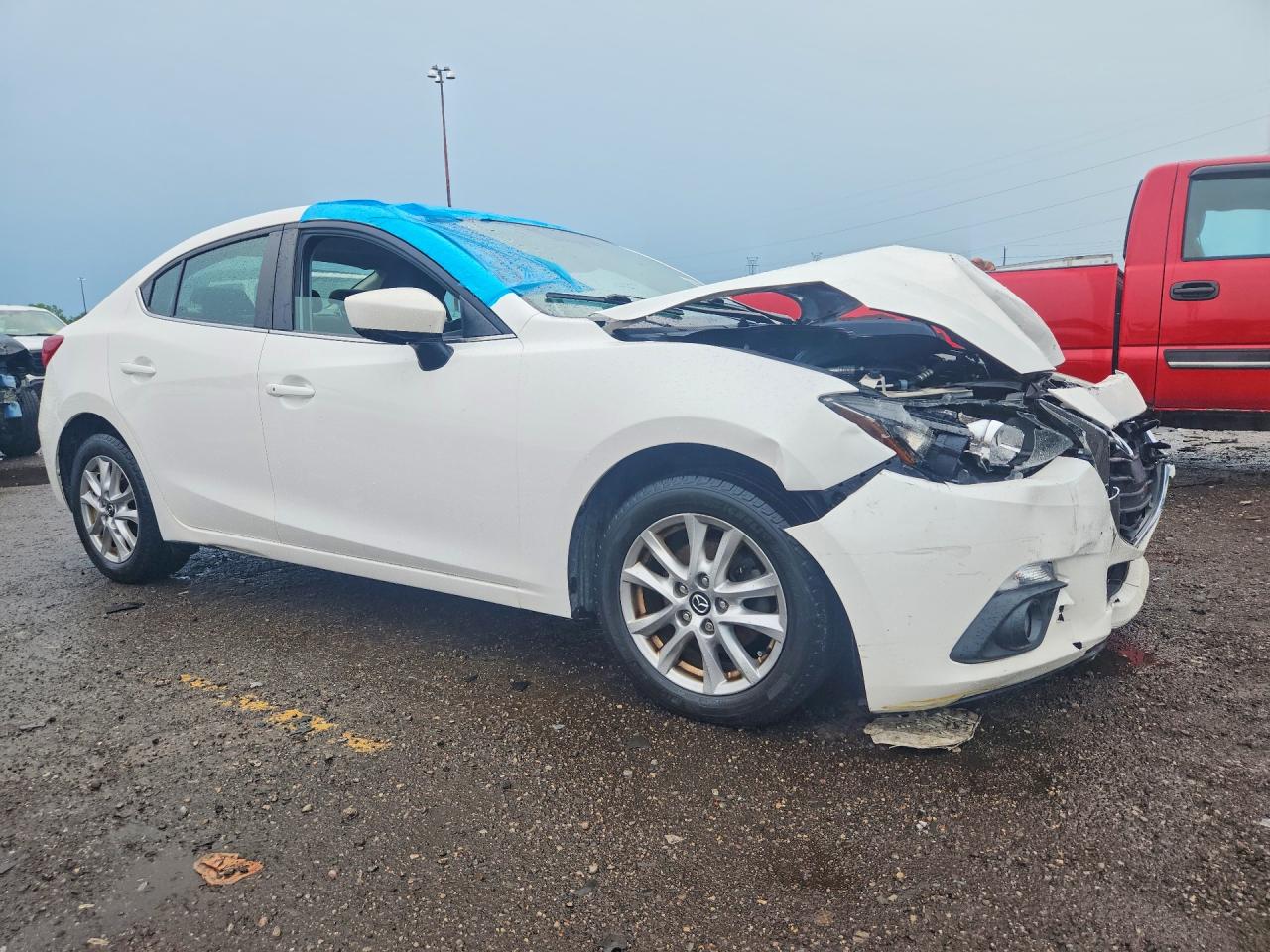 2015 Mazda 3 Touring White vin: 3MZBM1V73FM145321