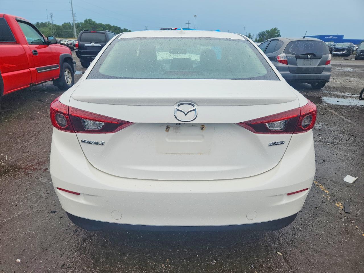 2015 Mazda 3 Touring White vin: 3MZBM1V73FM145321
